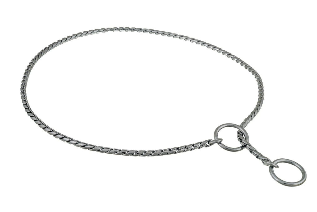 Slip Snake Show Chain Collar (28 in x 3.8mm)