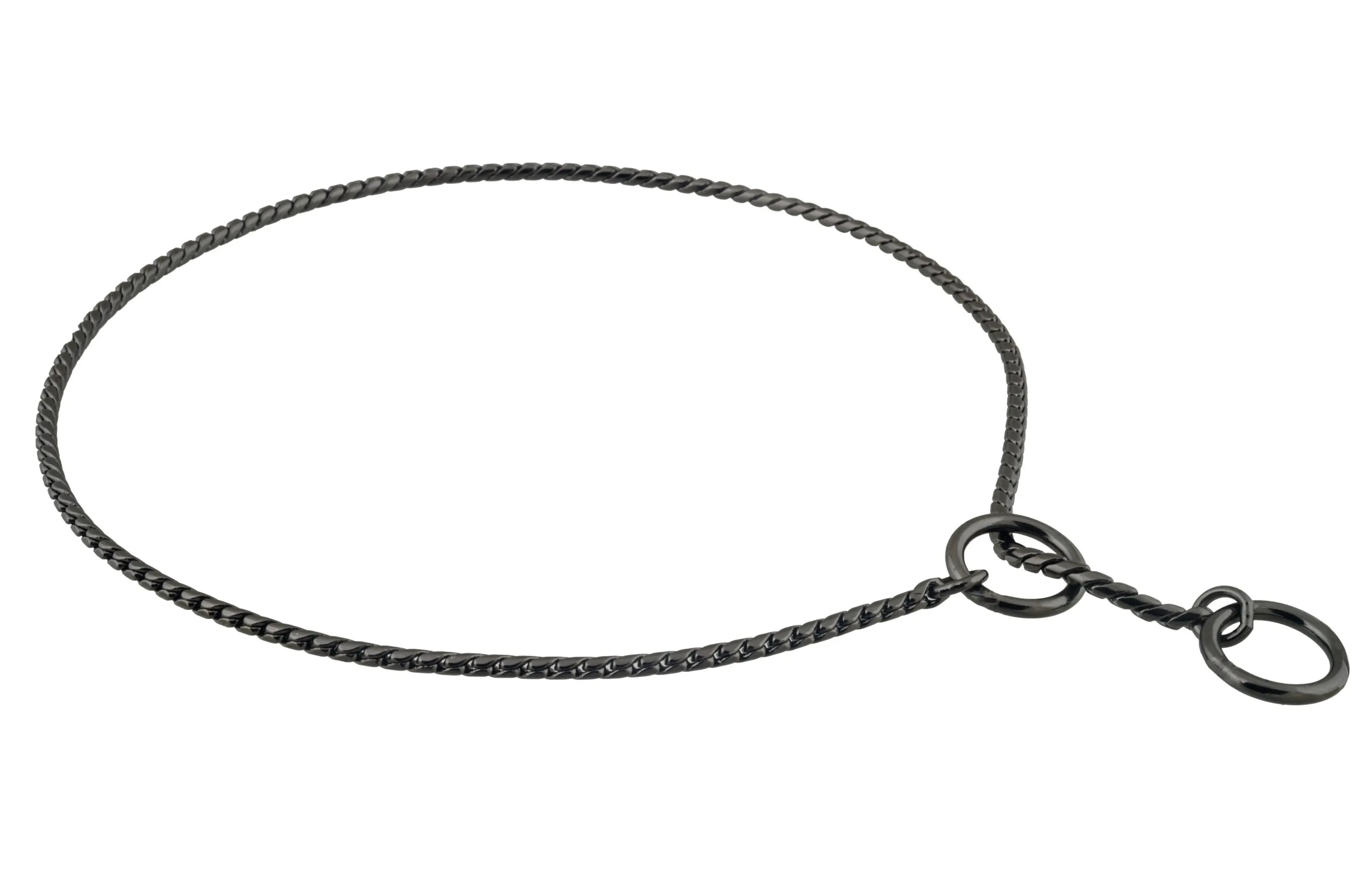 Slip Snake Show Chain Collar (16 in x 2.4mm)
