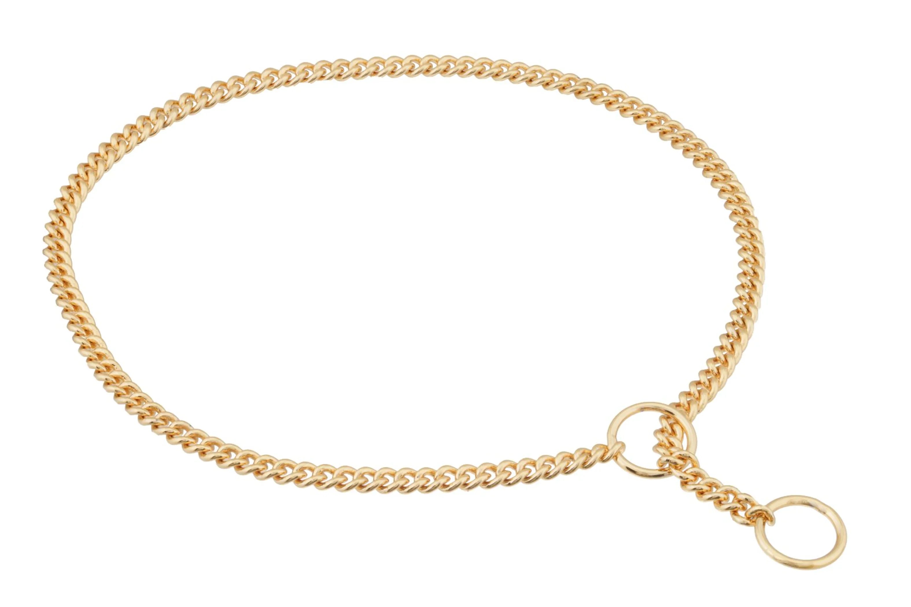Slip Curve Show Chain Collar (16 in x 1.6 mm)