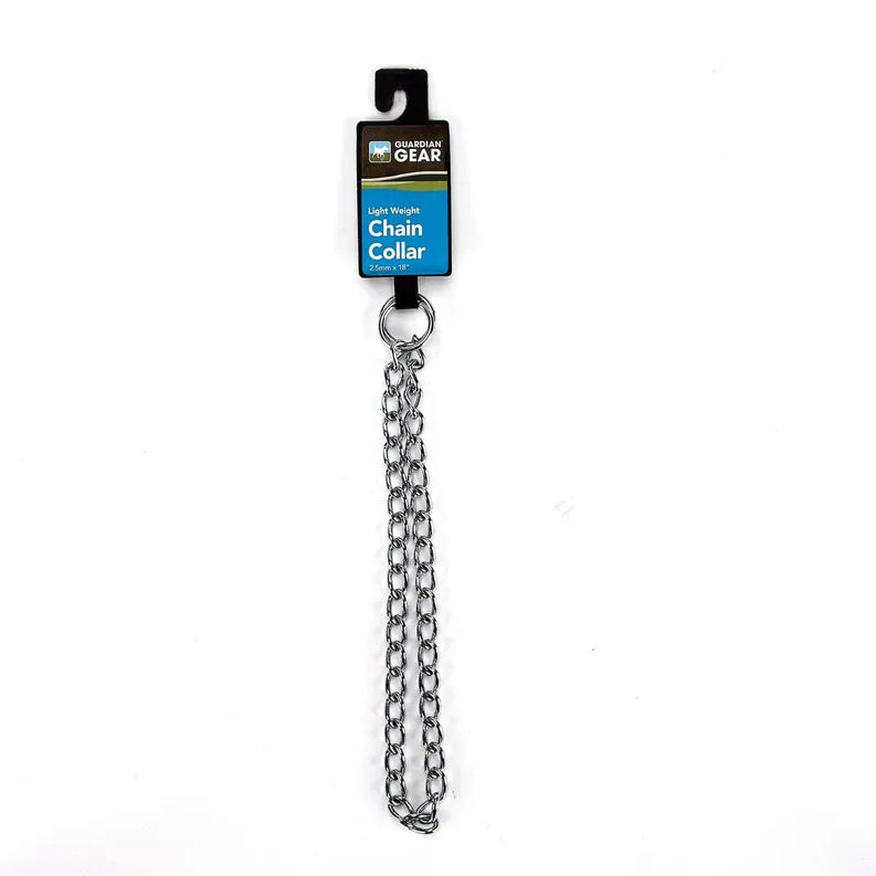 GG Lt Wt Chain Collar 18In 2.5mm
