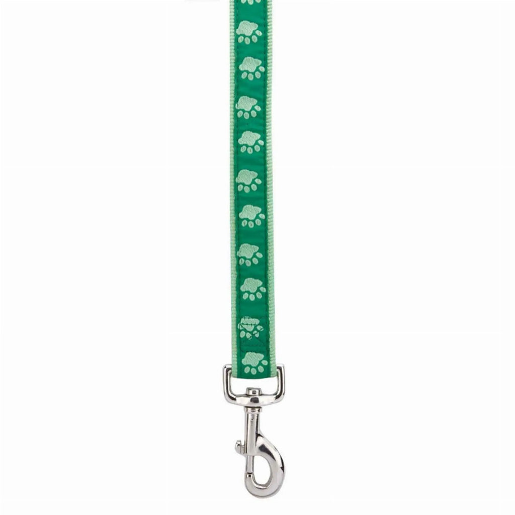 CC TwoTone Pawprint Lead 4Ftx5/8In Blk
