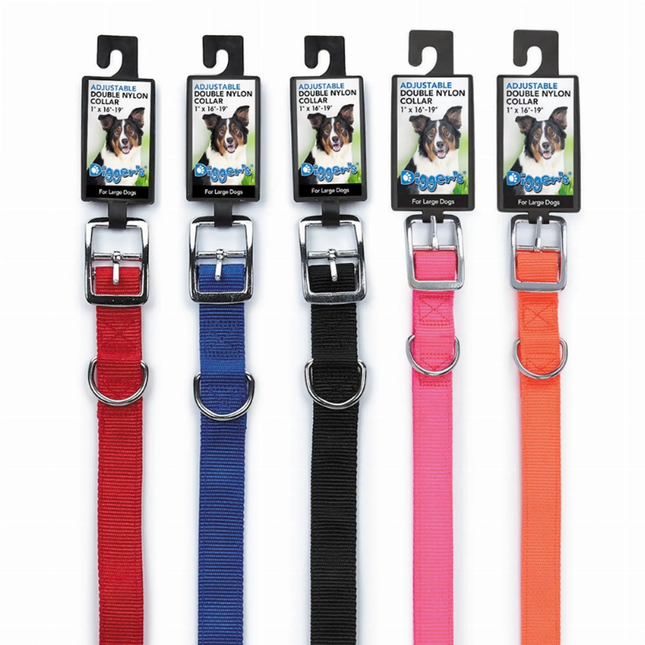 DGR 1in Nylon Collar 18in Neon Org