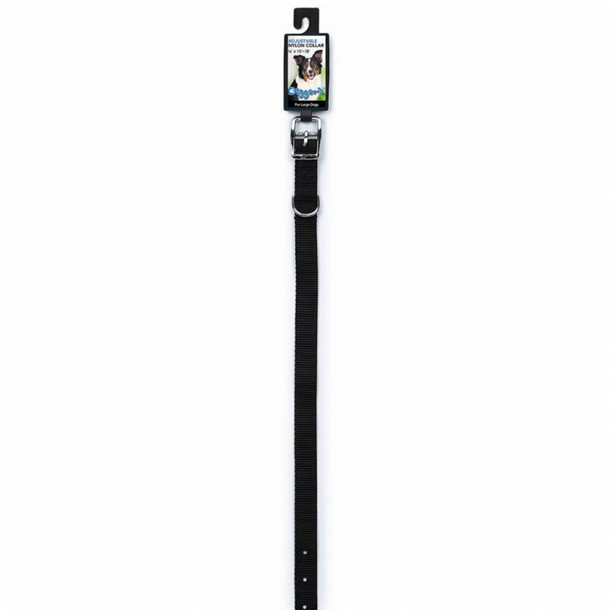 Diggers 3/4in Nylon Collar 16in Black
