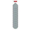 PS Plastic Can Cover Clip Strip M Gry