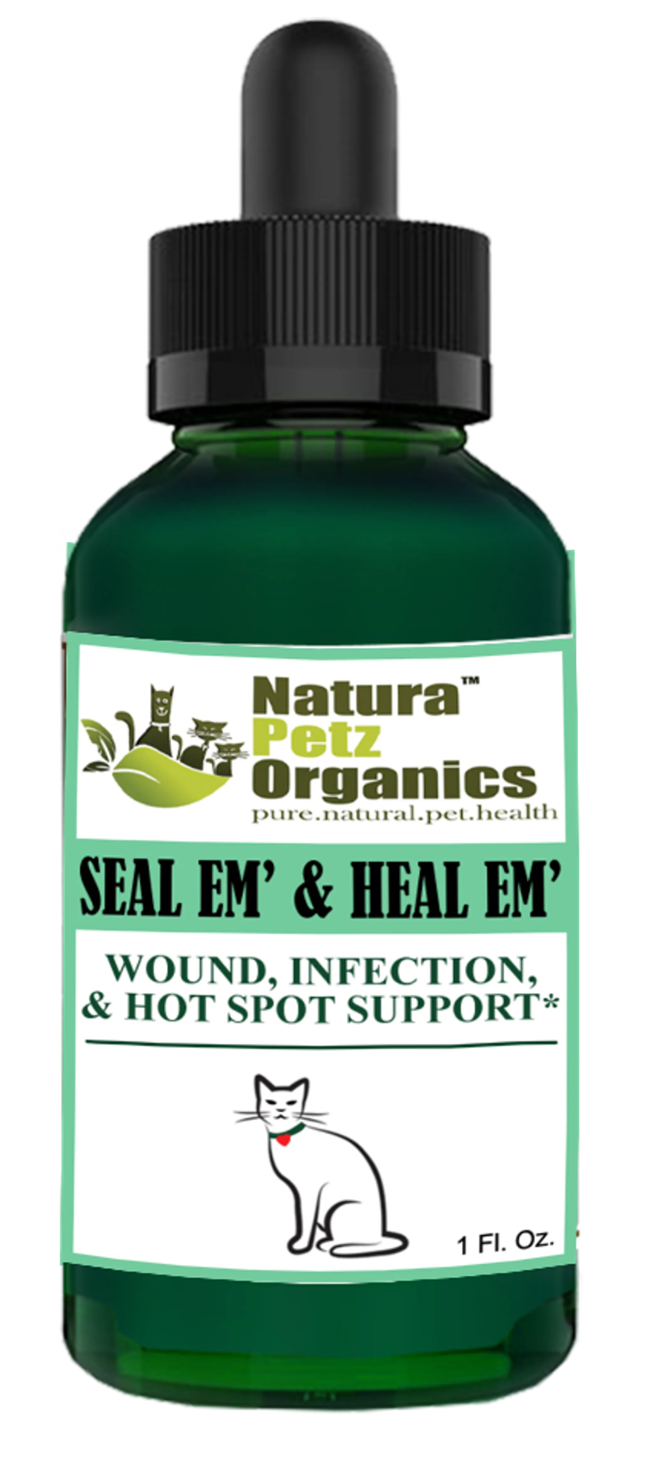 Seal Em And Seal Em Tincture - Wound, Infection, Cut & Hot Spot Support*