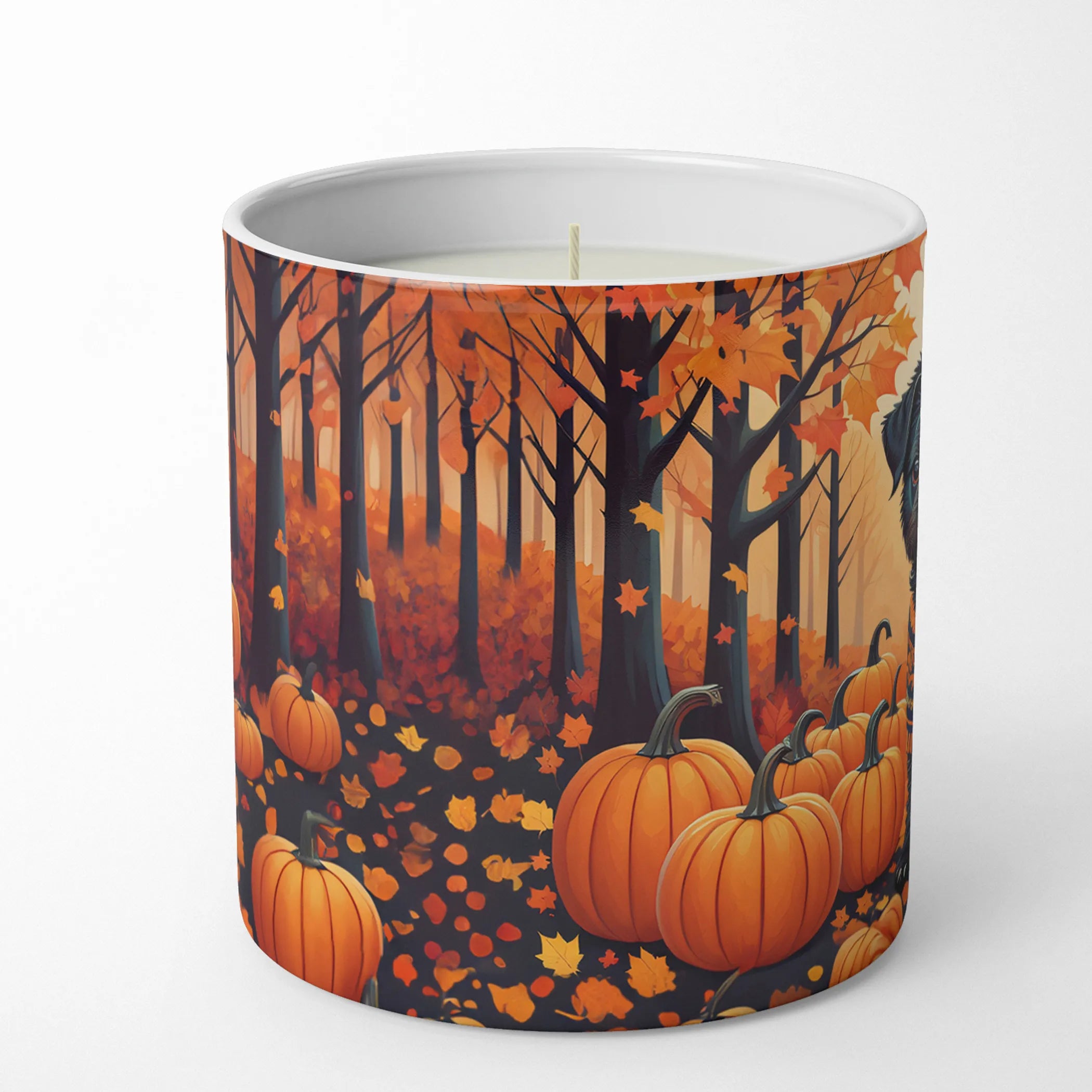 Autumn Leaves Decorative Soy Candle - Size: 10 OZ | Pack Of: 1 | Collection name: Autumn leaves