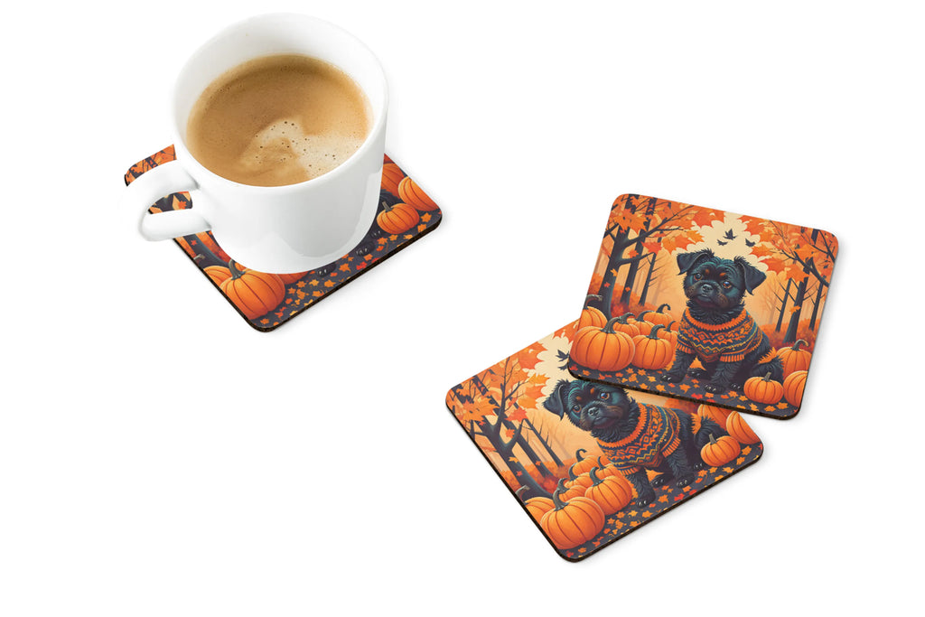 Autumn Leaves Foam Coasters - Size: 3.5 | Pack Of: 1 | Collection name: Autumn leaves