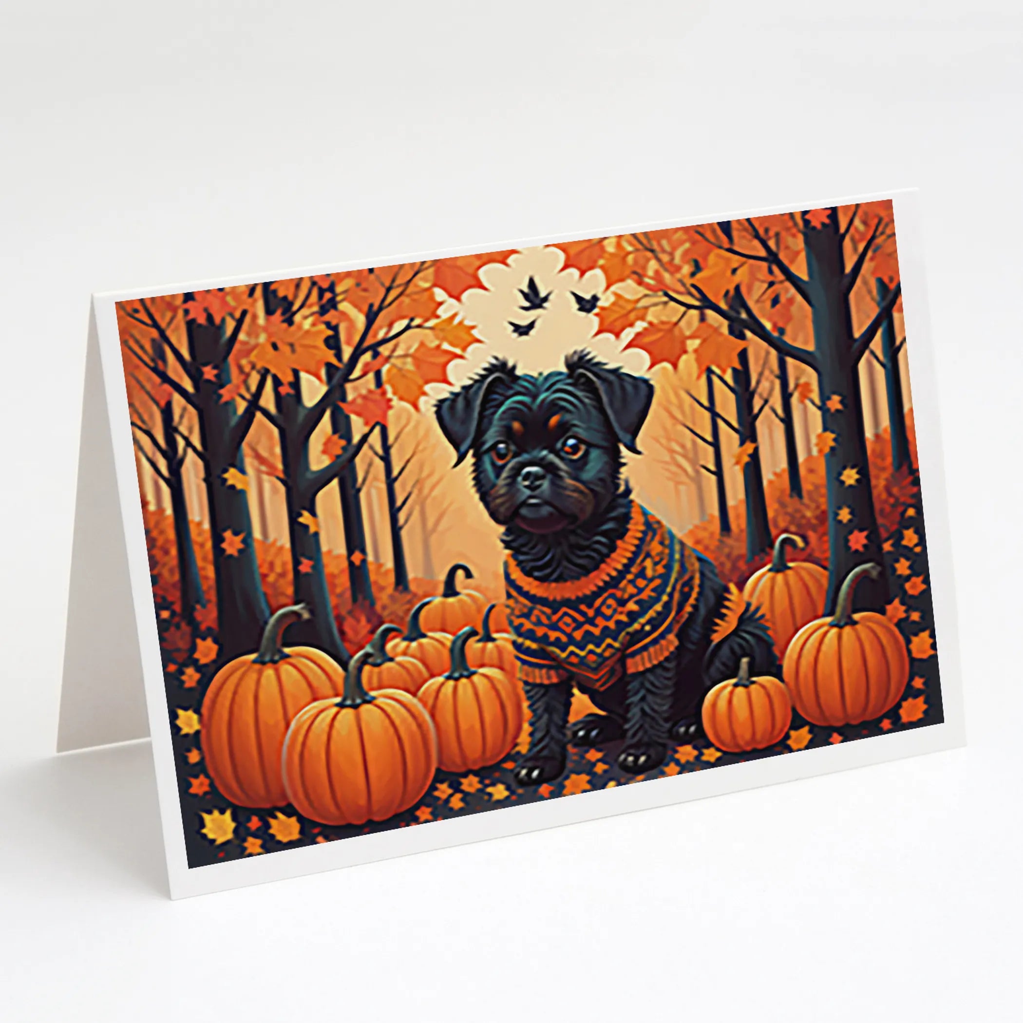 Autumn Leaves Greeting Cards  - Size: 5X7 | Pack Of: 8 | Collection name: Autumn leaves