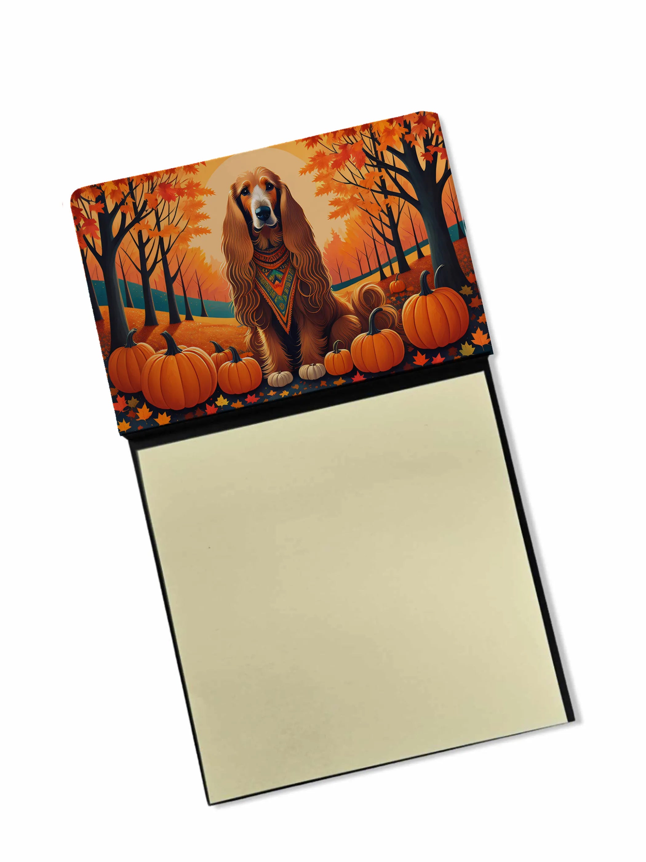 Autumn Leaves Sticky Note Holder - Pack Of: 1 | Collection name: Autumn leaves