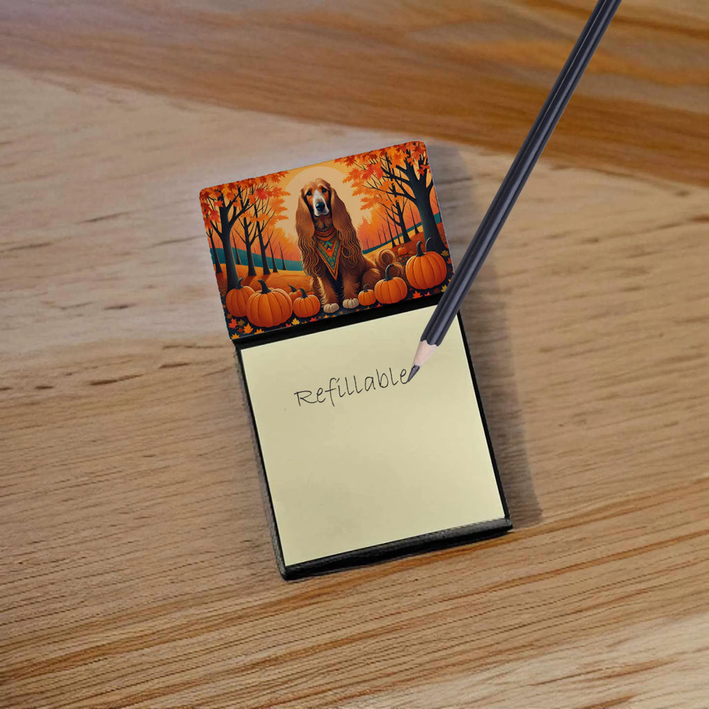 Autumn Leaves Sticky Note Holder - Pack Of: 1 | Collection name: Autumn leaves