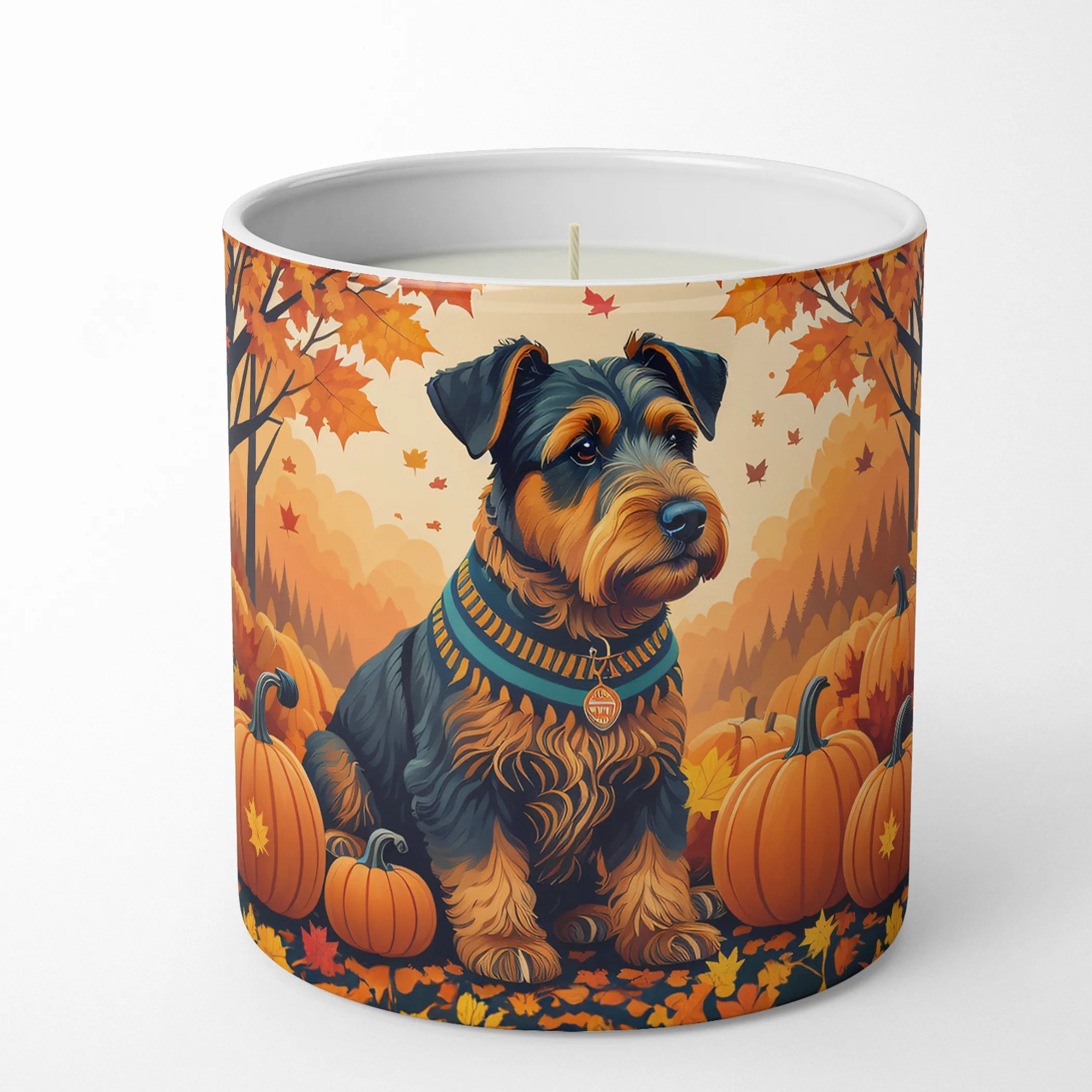 Autumn Leaves Decorative Soy Candle - Size: 10 OZ | Pack Of: 1 | Collection name: Autumn leaves
