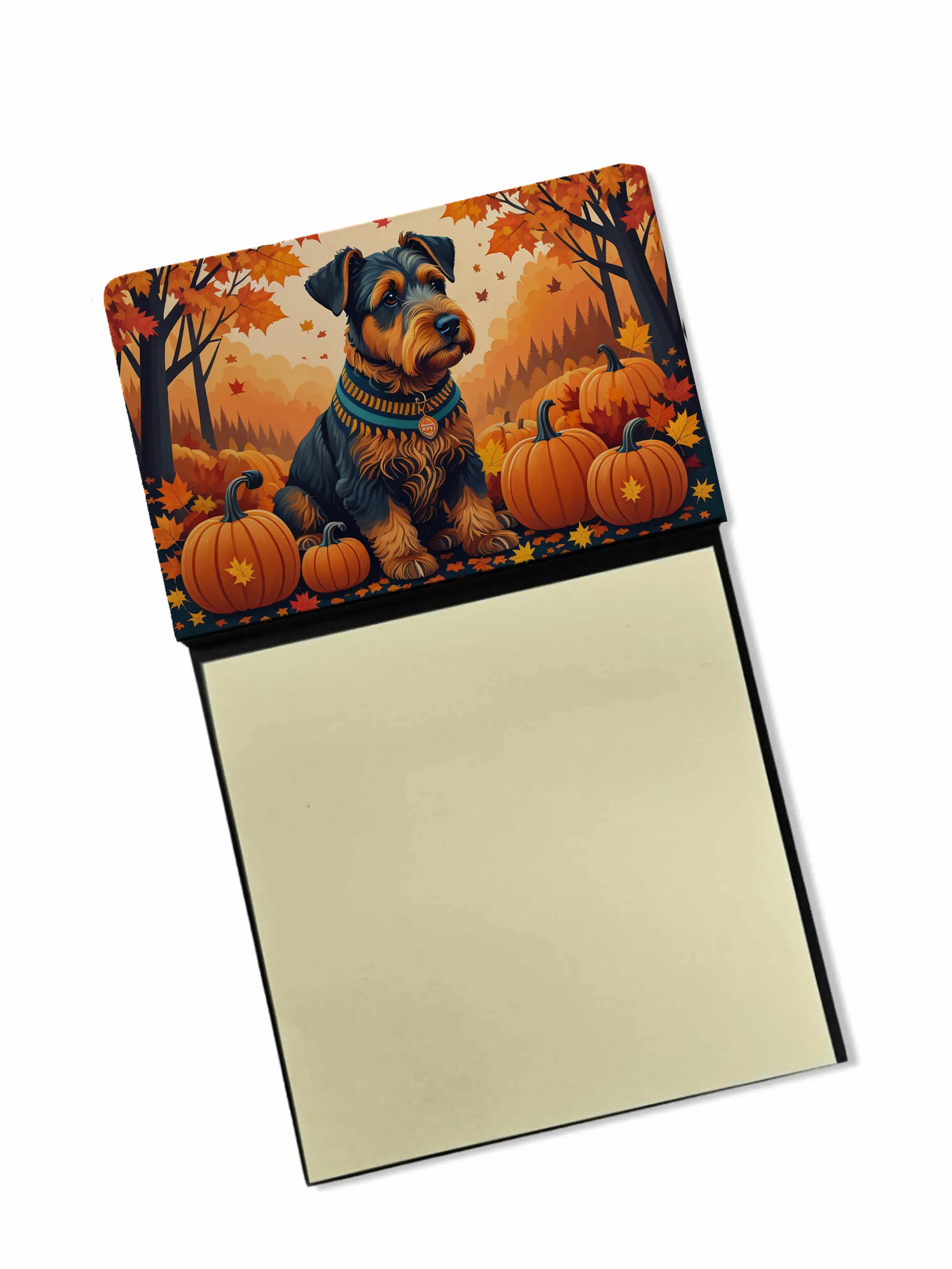 Autumn Leaves Sticky Note Holder - Pack Of: 1 | Collection name: Autumn leaves
