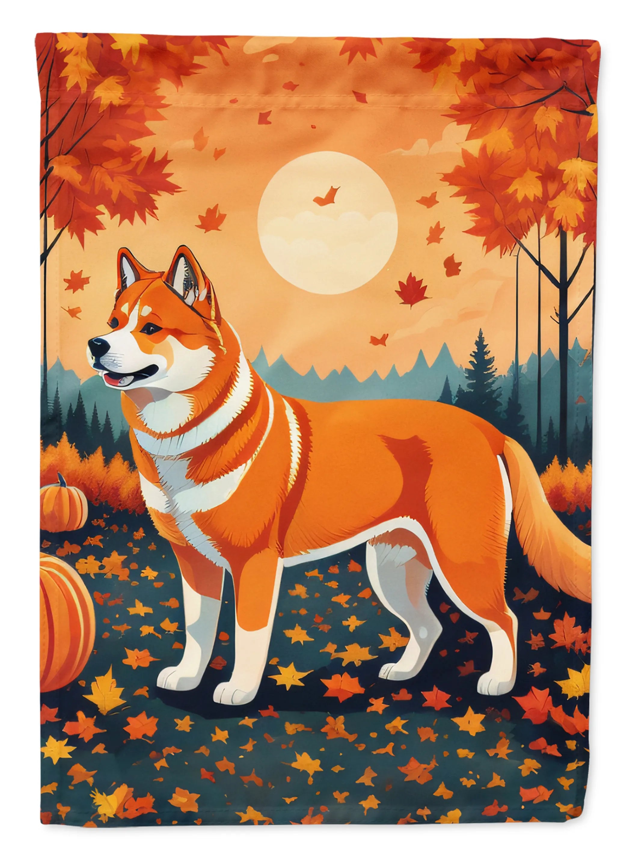 Autumn Leaves Decorative Flag - Pack Of: 1 | Collection name: Autumn leaves