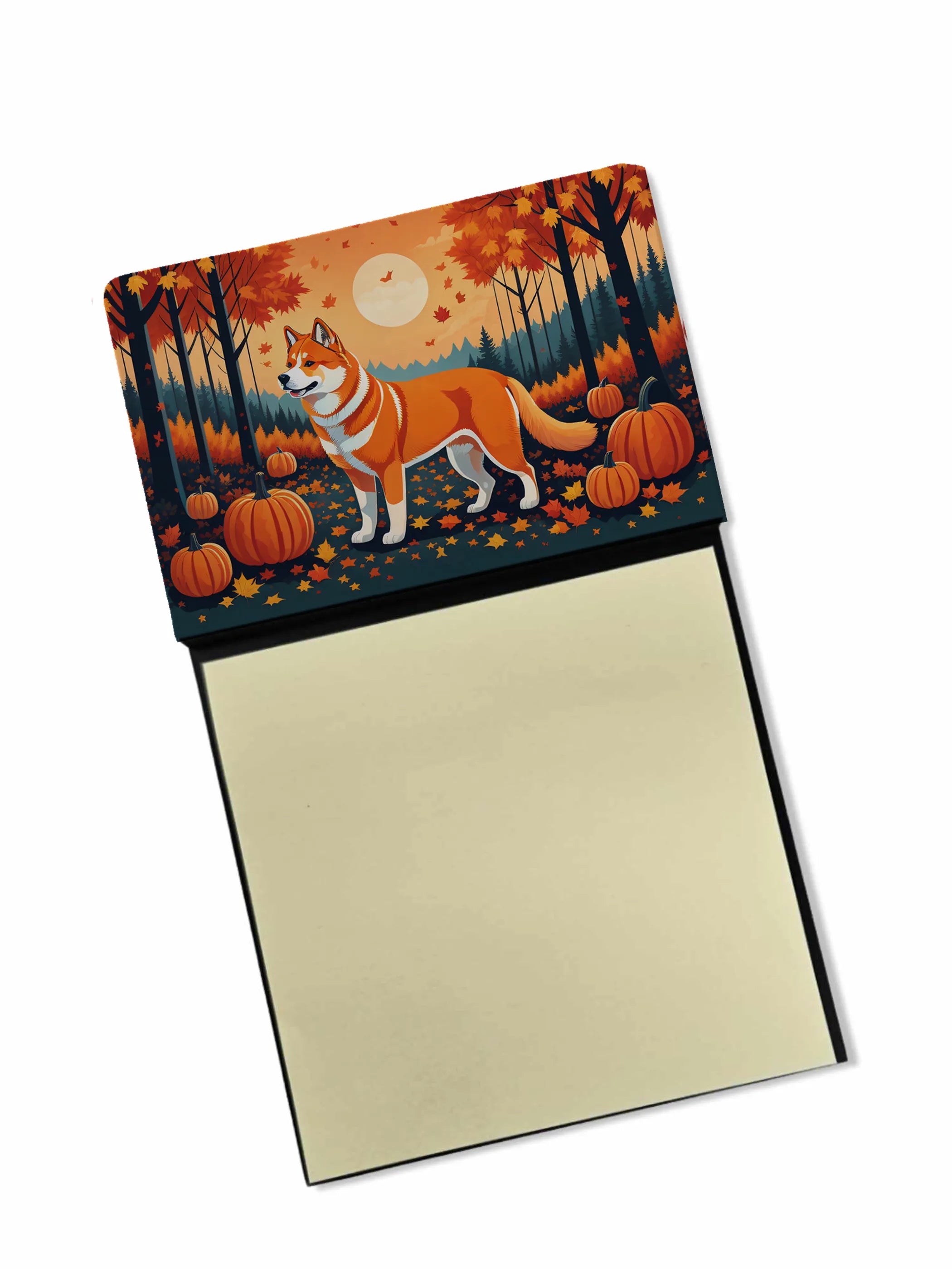 Autumn Leaves Sticky Note Holder - Pack Of: 1 | Collection name: Autumn leaves