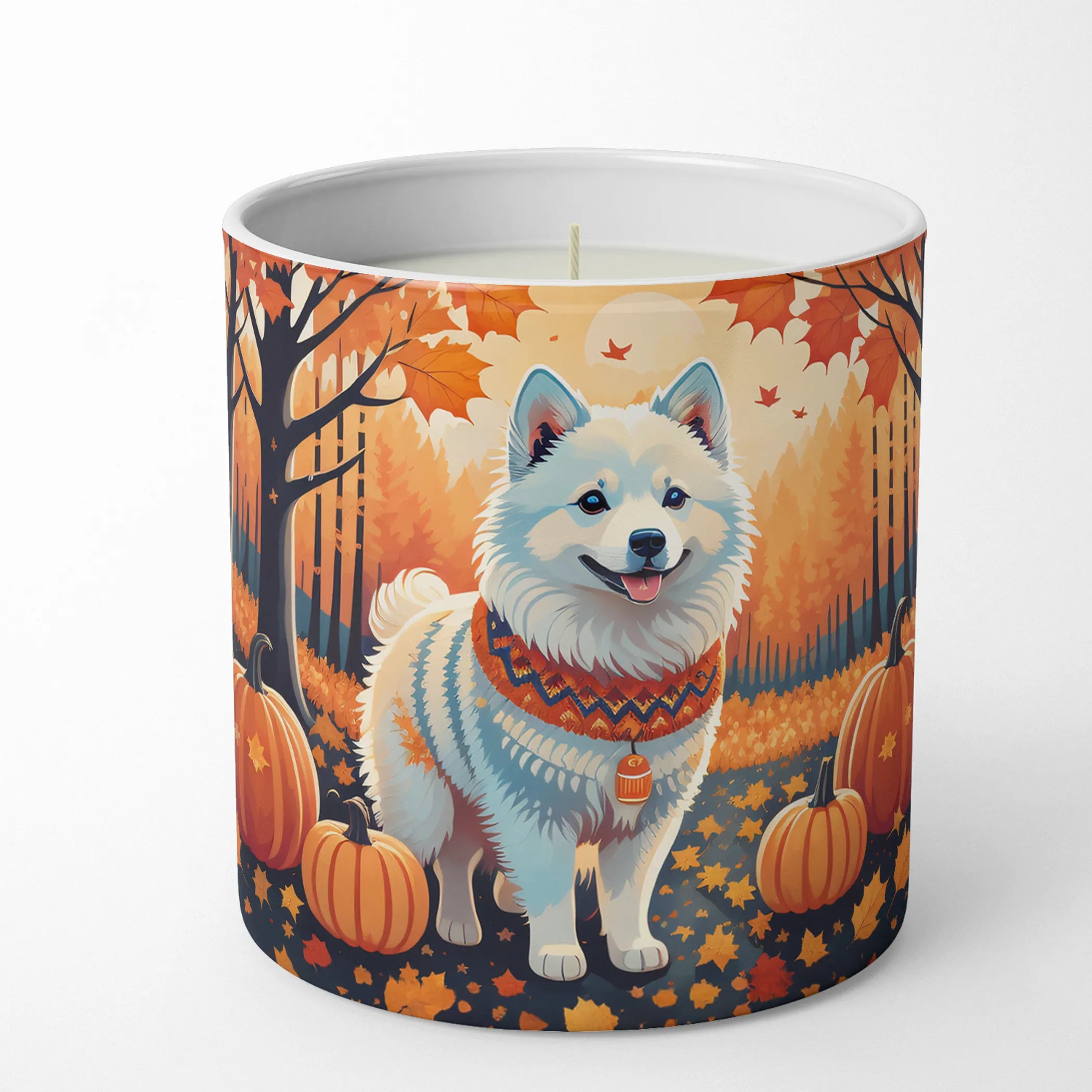 Autumn Leaves Decorative Soy Candle - Size: 10 OZ | Pack Of: 1 | Collection name: Autumn leaves