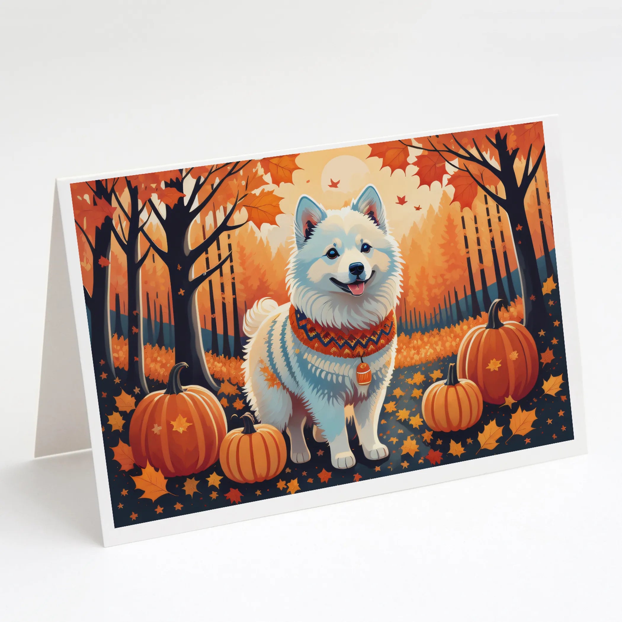Autumn Leaves Greeting Cards  - Size: 5X7 | Pack Of: 8 | Collection name: Autumn leaves