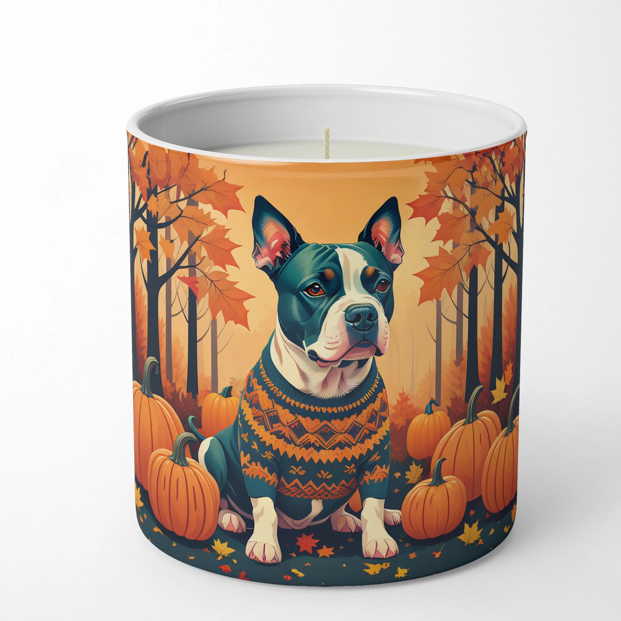 Autumn Leaves Decorative Soy Candle - Size: 10 OZ | Pack Of: 1 | Collection name: Autumn leaves