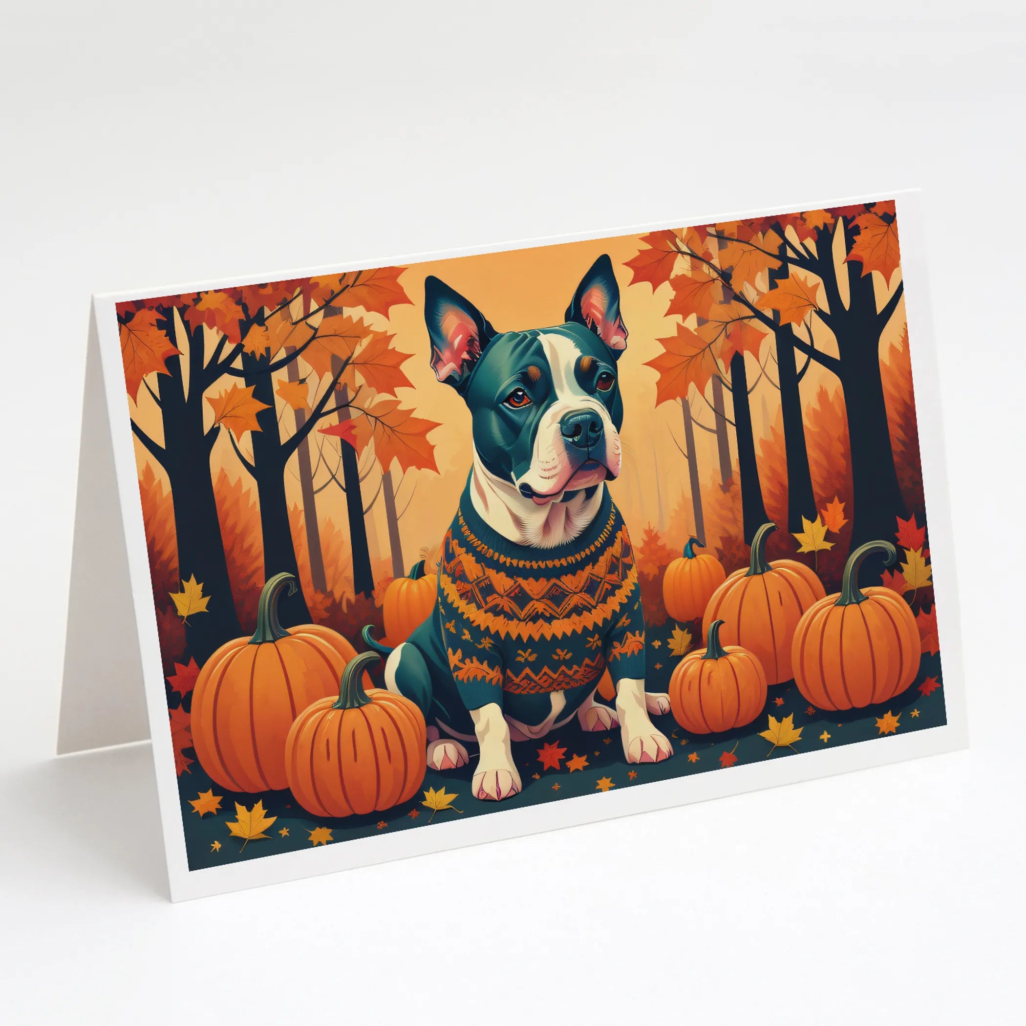 Autumn Leaves Greeting Cards  - Size: 5X7 | Pack Of: 8 | Collection name: Autumn leaves