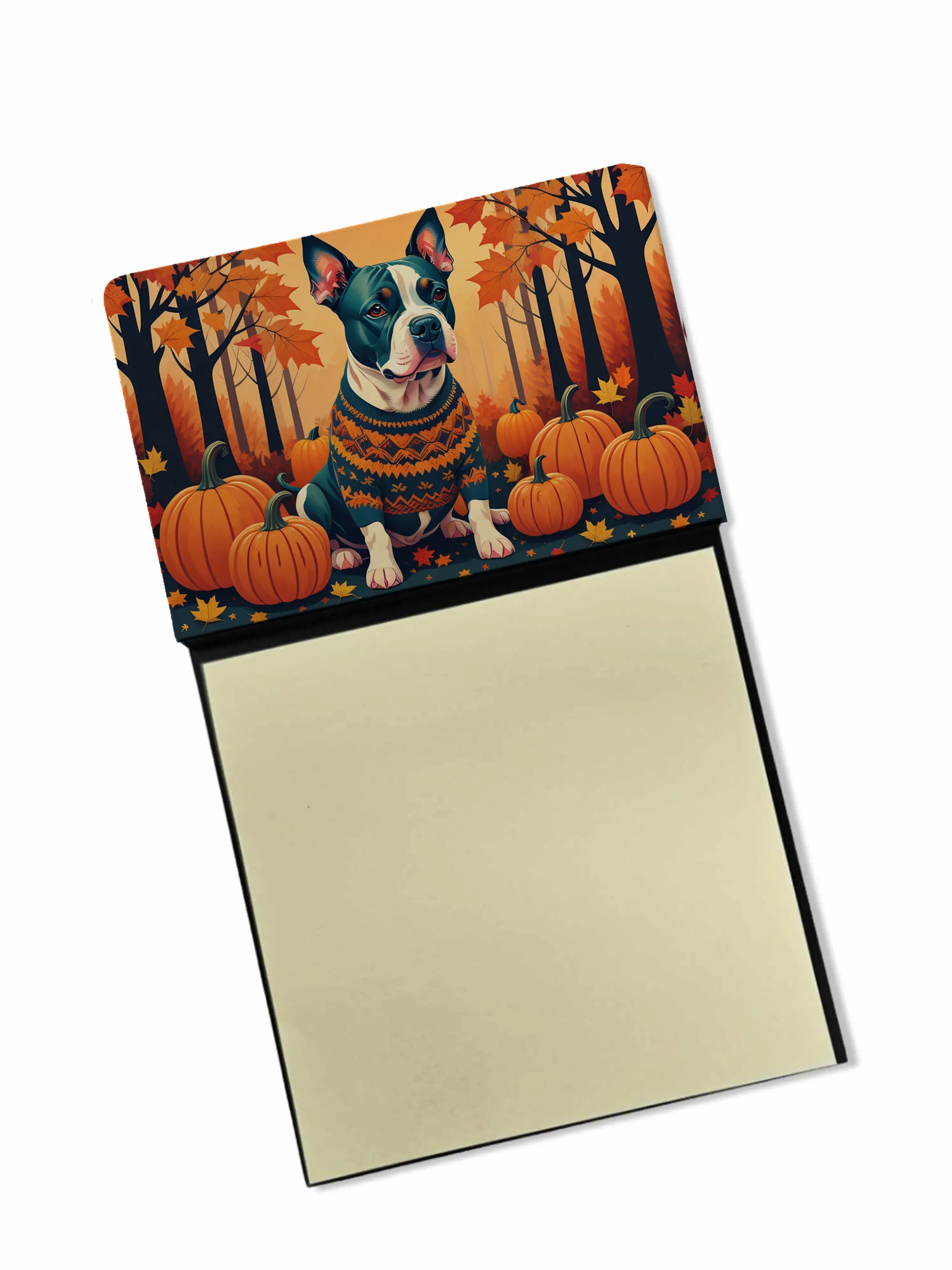 Autumn Leaves Sticky Note Holder - Pack Of: 1 | Collection name: Autumn leaves
