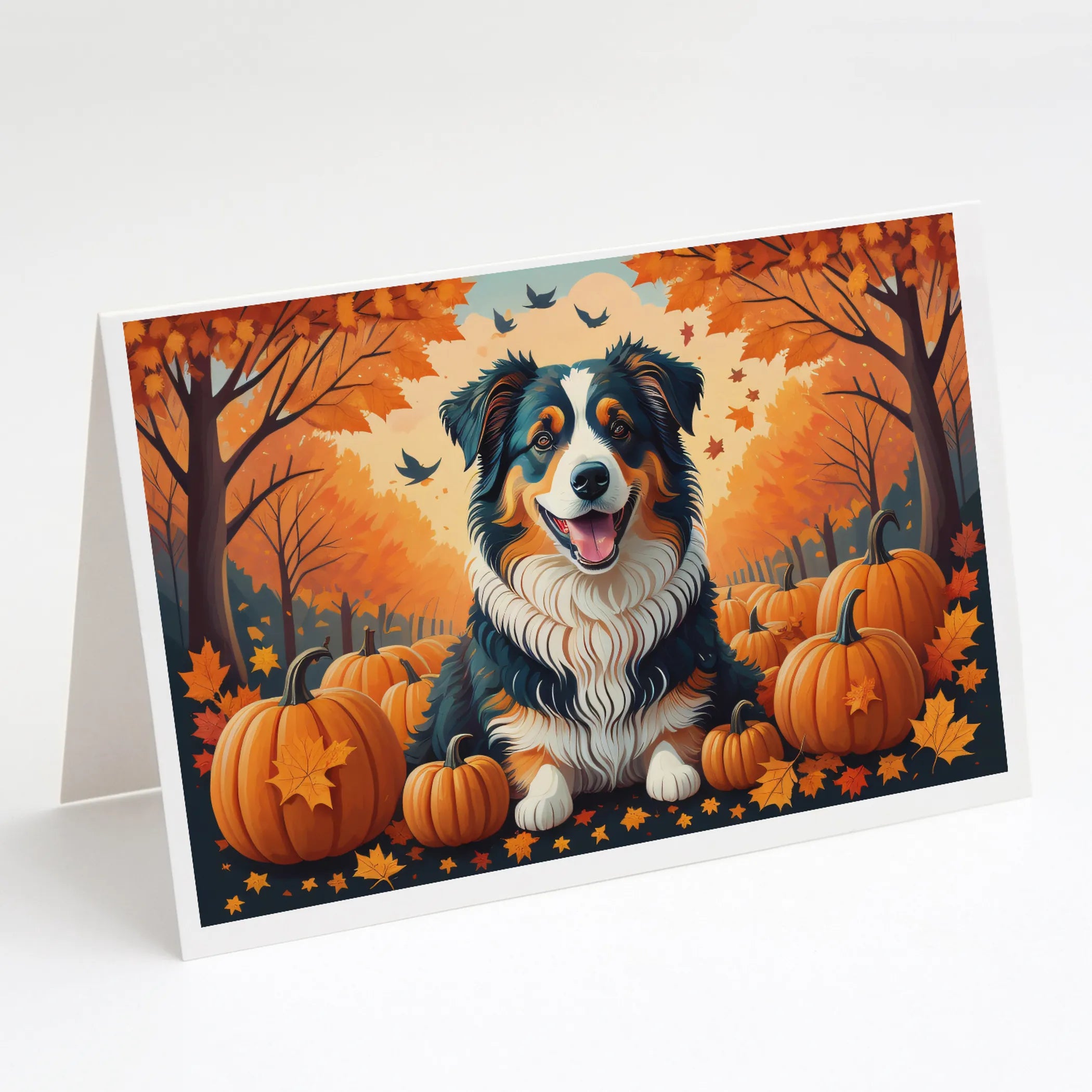 Autumn Leaves Greeting Cards  - Size: 5X7 | Pack Of: 8 | Collection name: Autumn leaves