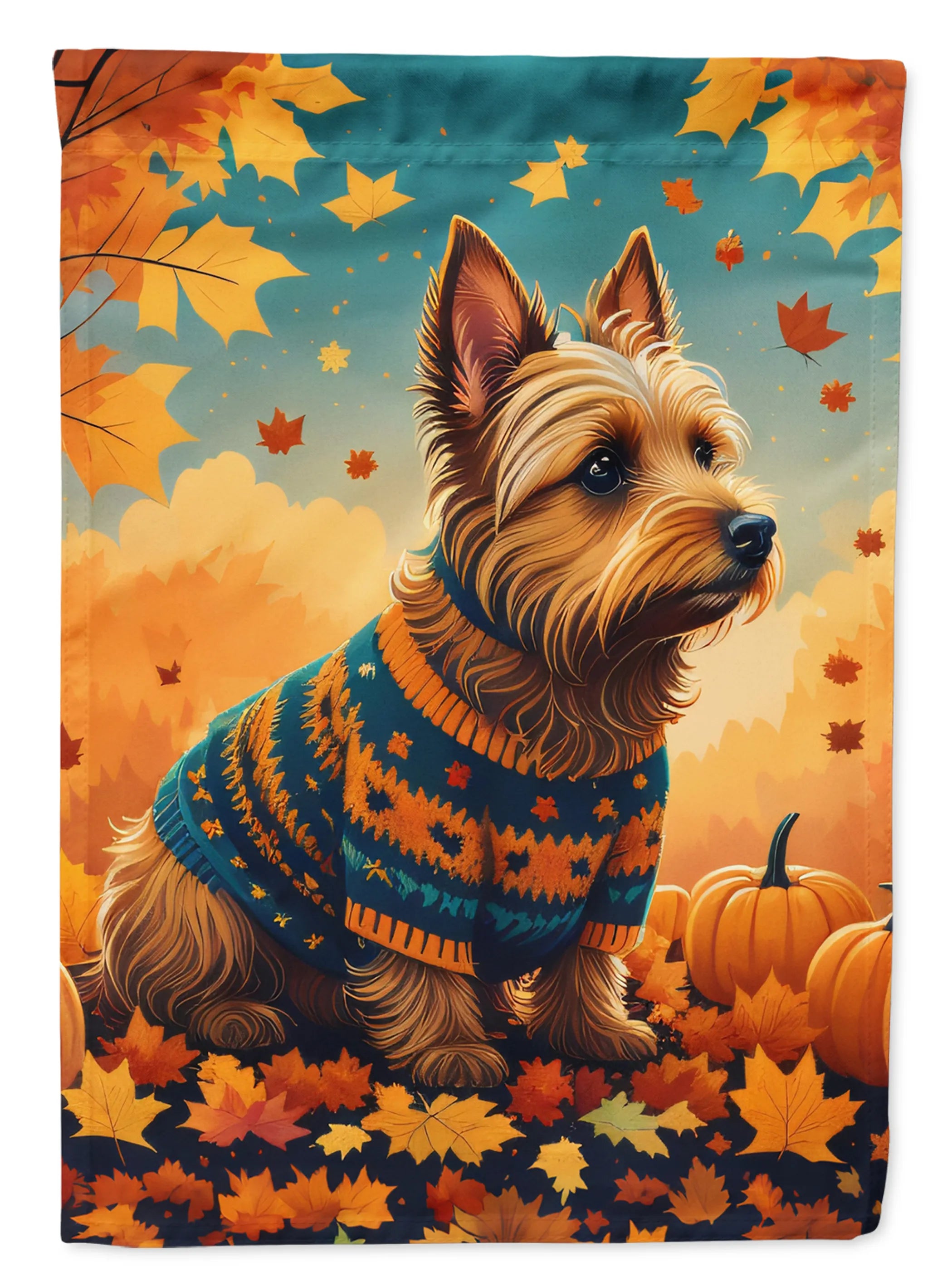 Autumn Leaves Decorative Flag - Pack Of: 1 | Collection name: Autumn leaves