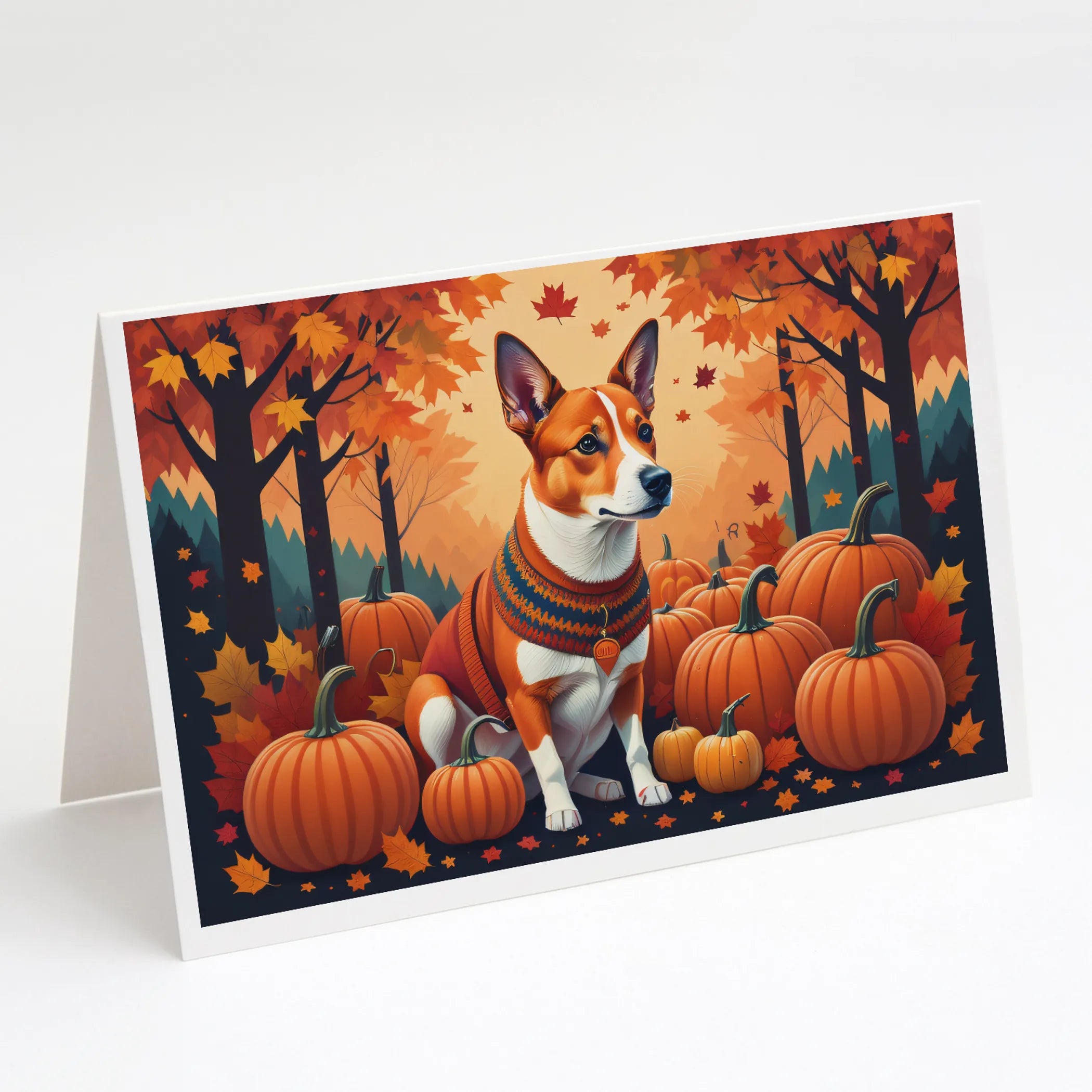 Autumn Leaves Greeting Cards  - Size: 5X7 | Pack Of: 8 | Collection name: Autumn leaves