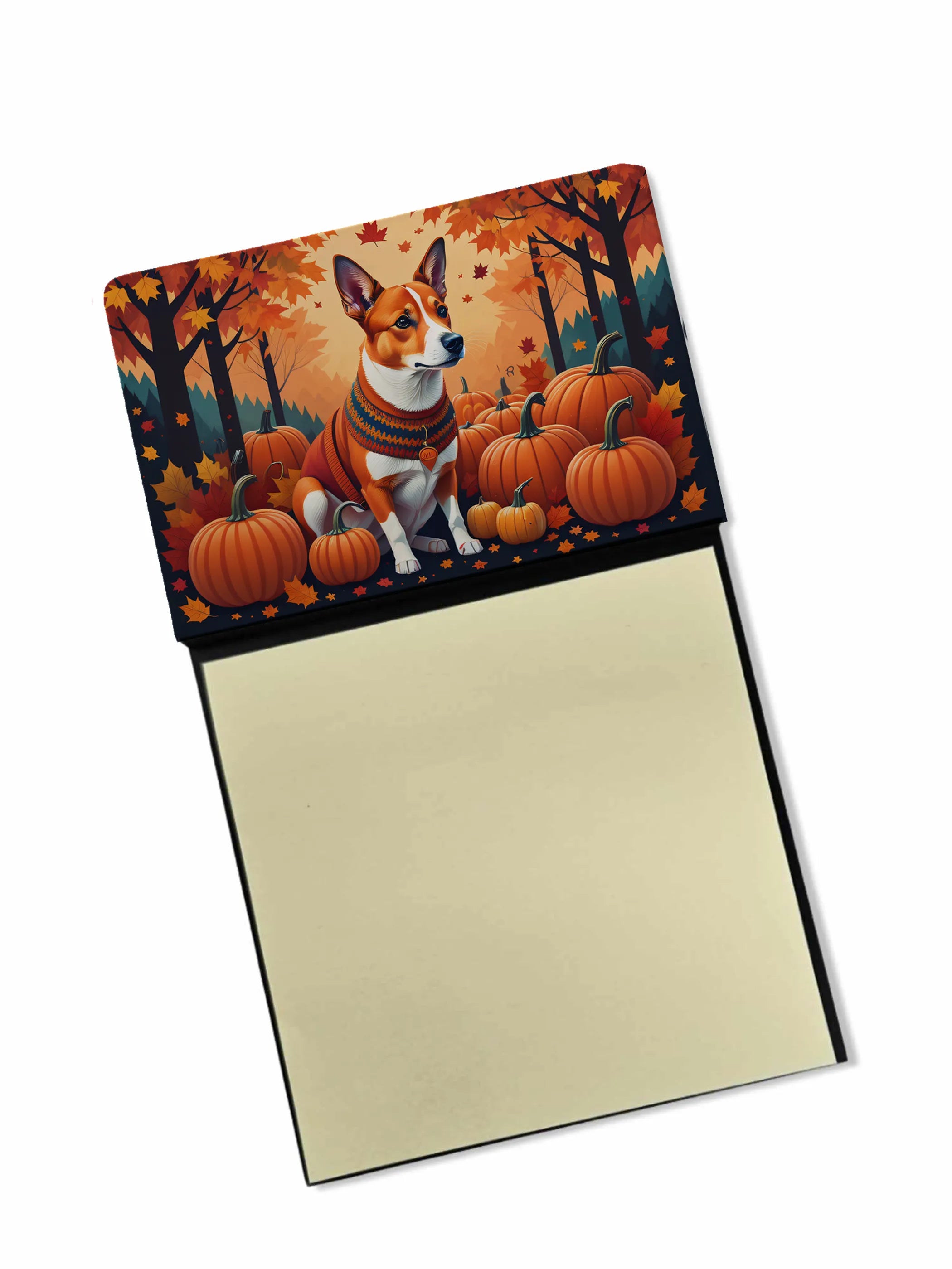 Autumn Leaves Sticky Note Holder - Pack Of: 1 | Collection name: Autumn leaves