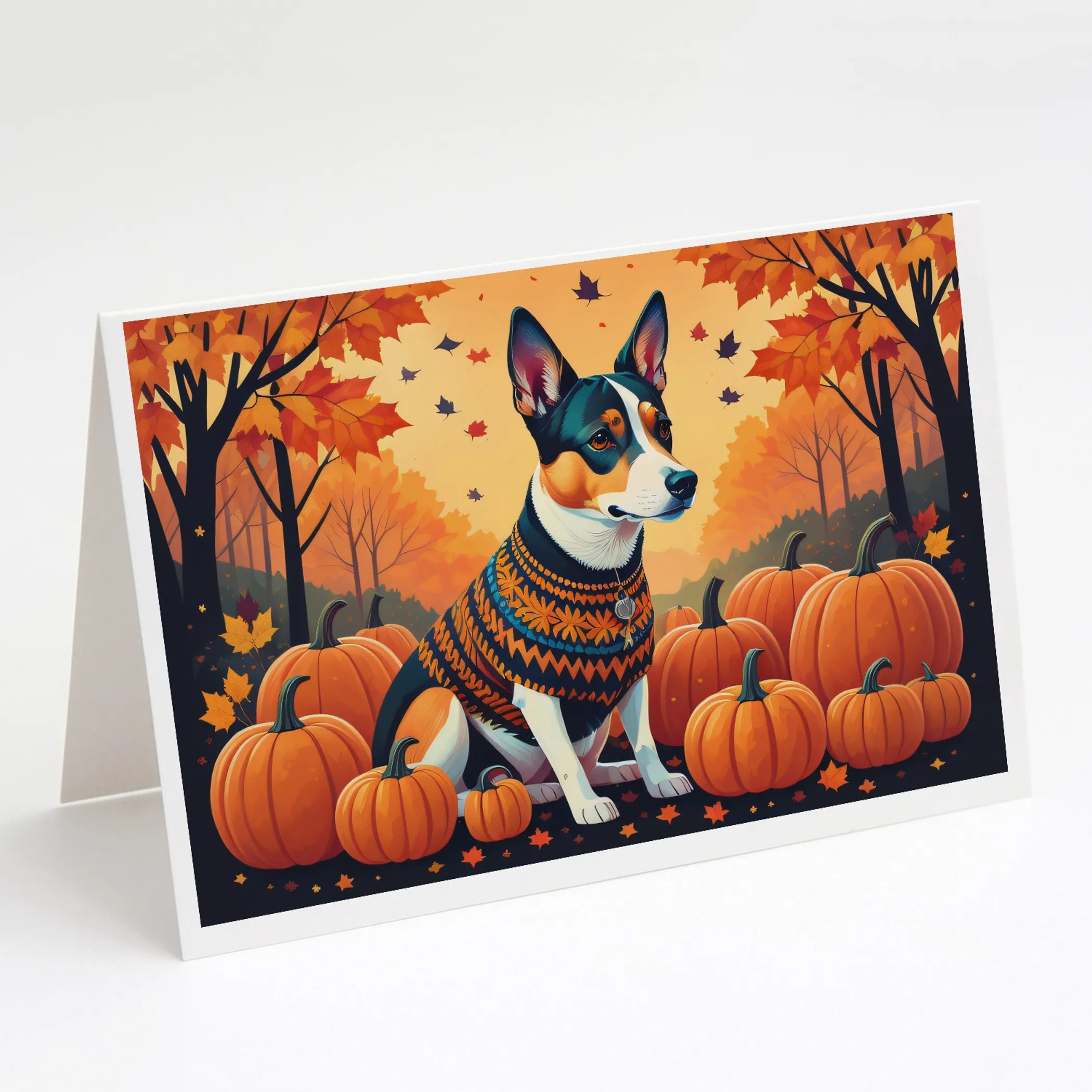 Autumn Leaves Greeting Cards  - Size: 5X7 | Pack Of: 8 | Collection name: Autumn leaves