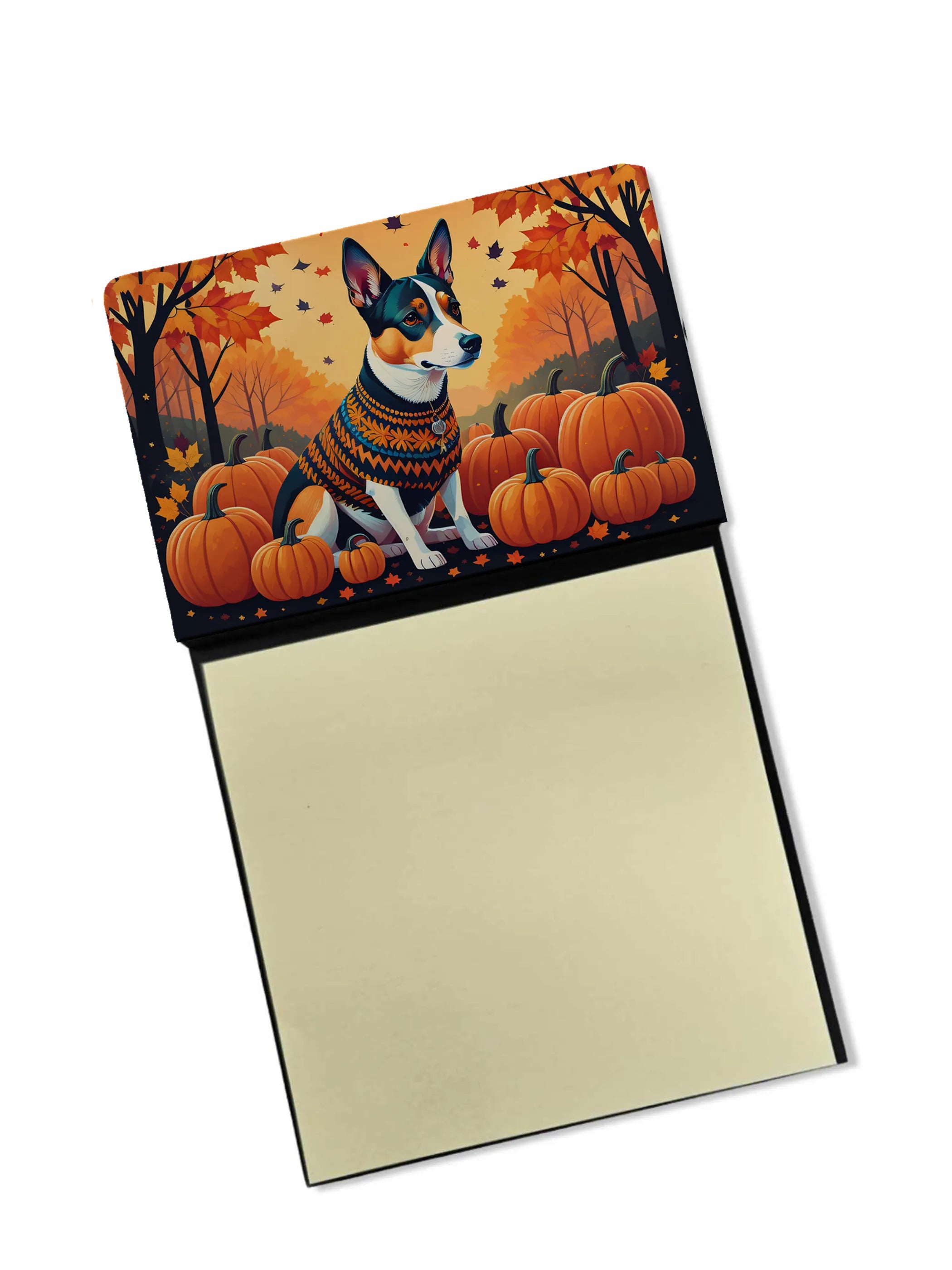 Autumn Leaves Sticky Note Holder - Pack Of: 1 | Collection name: Autumn leaves