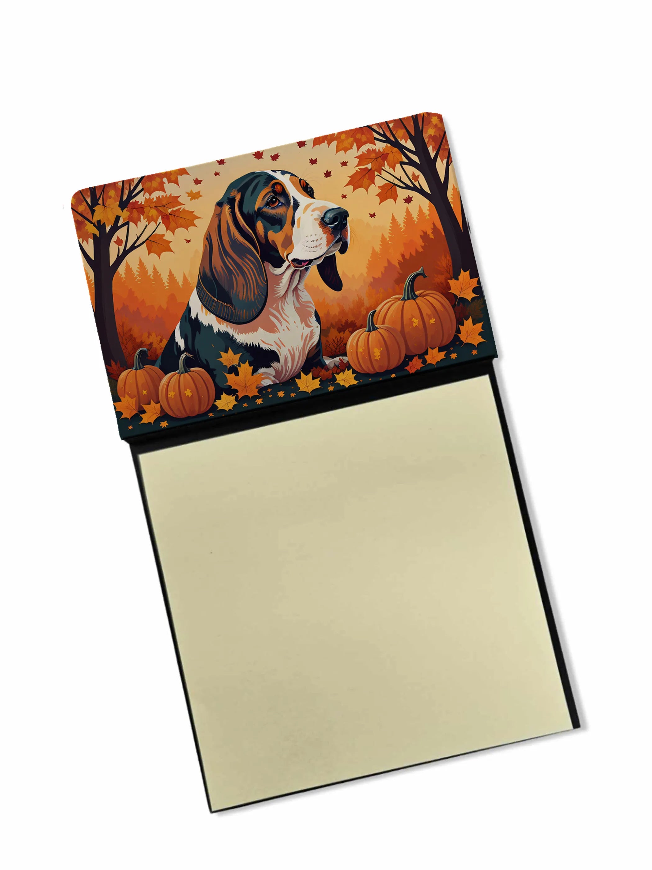 Autumn Leaves Sticky Note Holder - Pack Of: 1 | Collection name: Autumn leaves