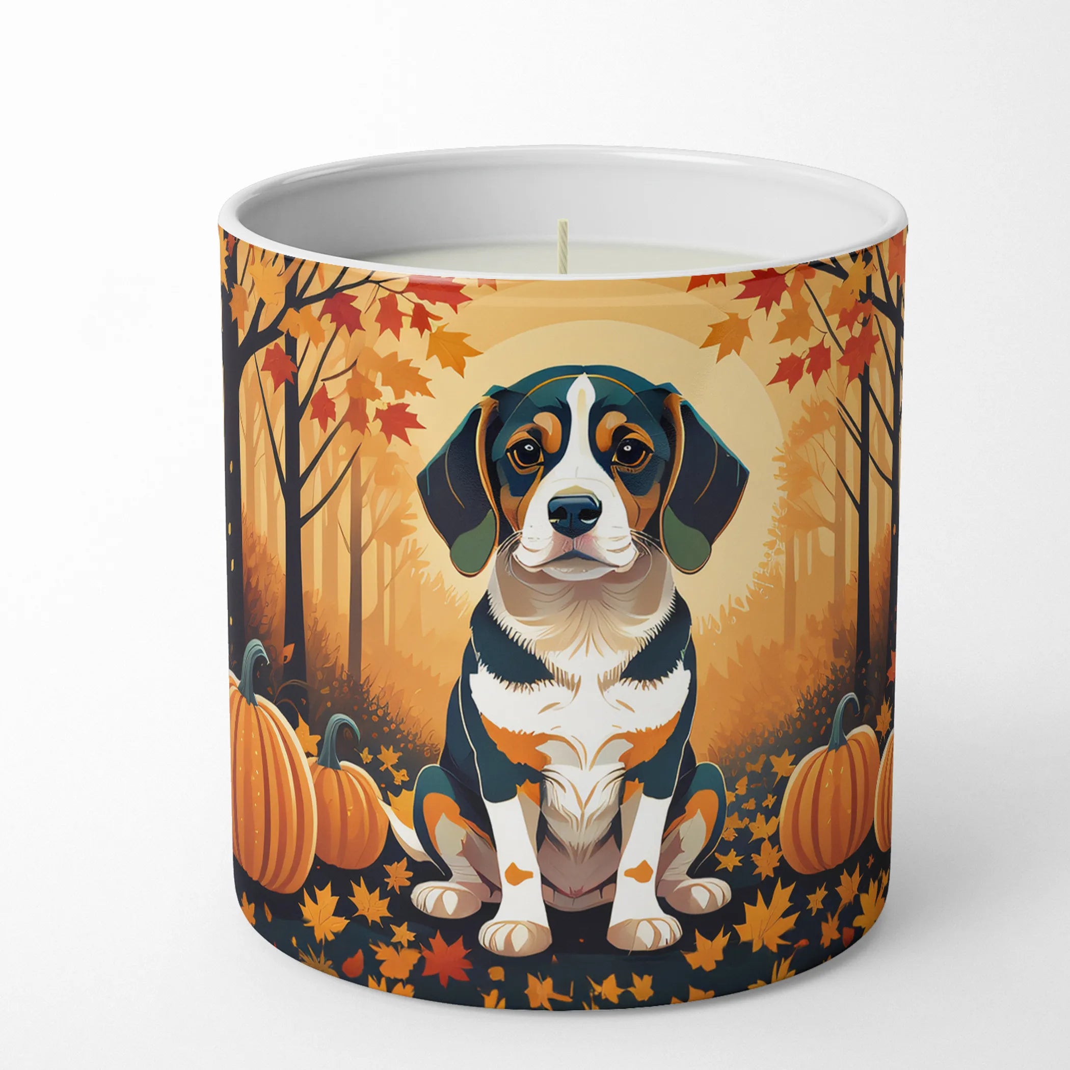 Autumn Leaves Decorative Soy Candle - Size: 10 OZ | Pack Of: 1 | Collection name: Autumn leaves
