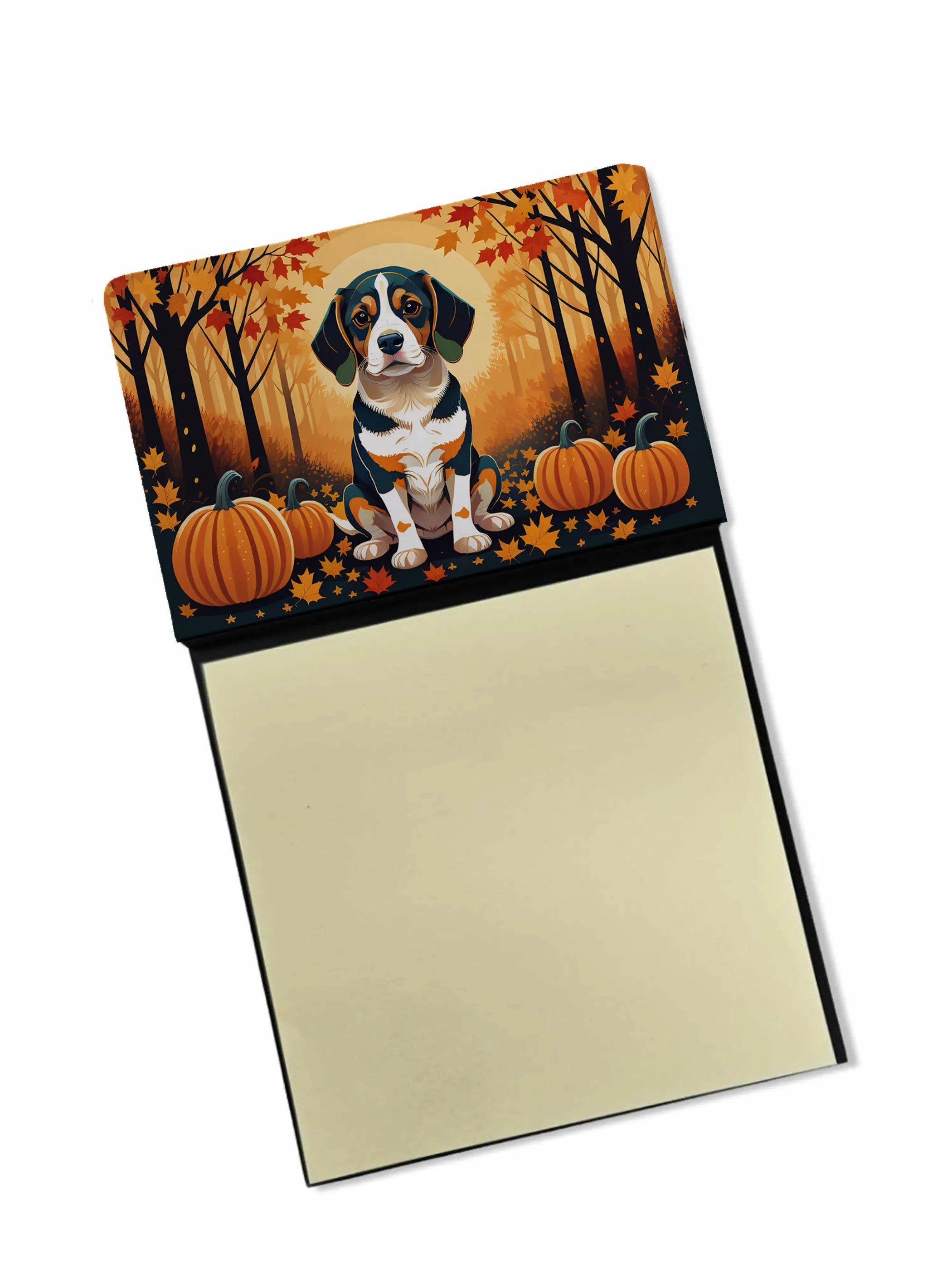Autumn Leaves Sticky Note Holder - Pack Of: 1 | Collection name: Autumn leaves