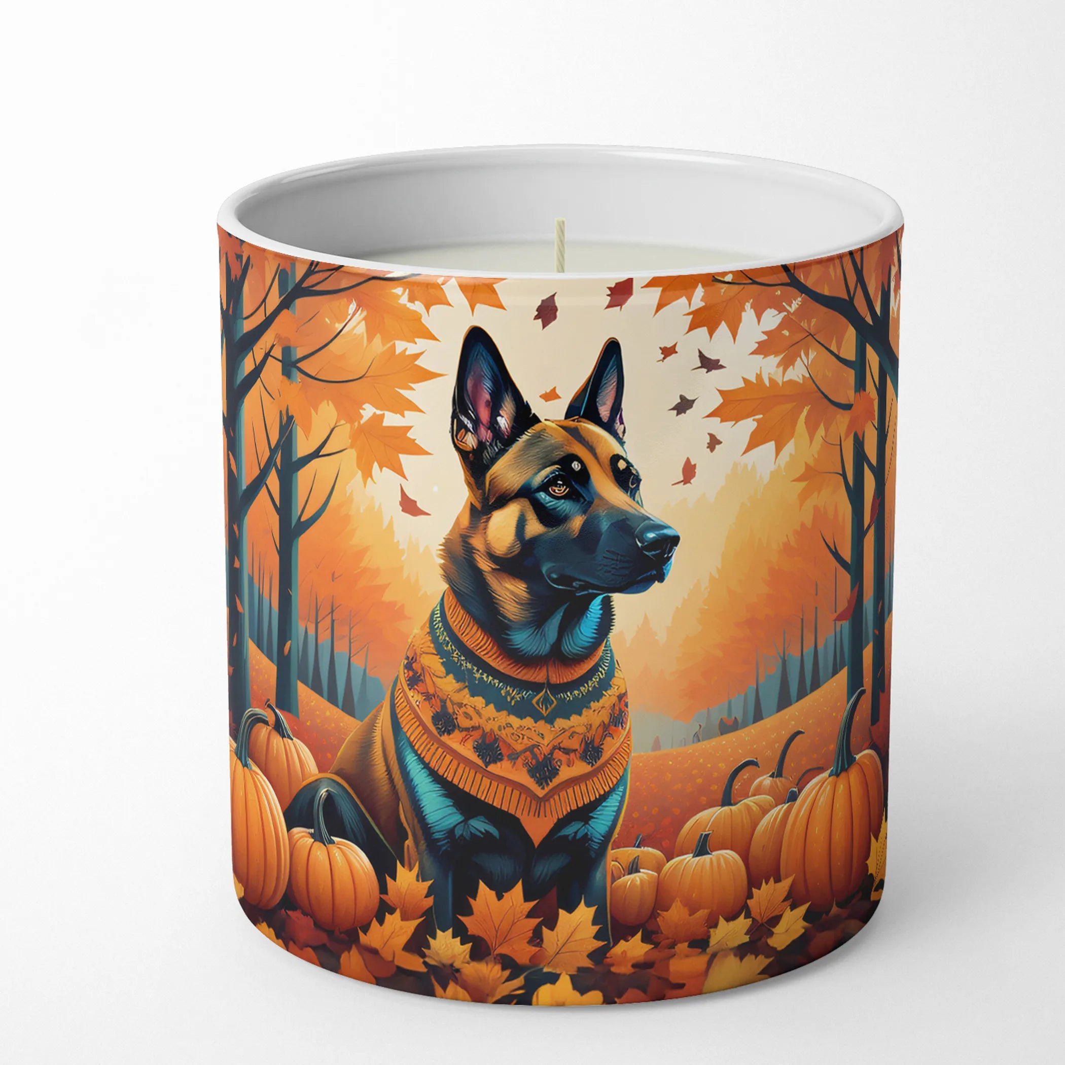 Autumn Leaves Decorative Soy Candle - Size: 10 OZ | Pack Of: 1 | Collection name: Autumn leaves