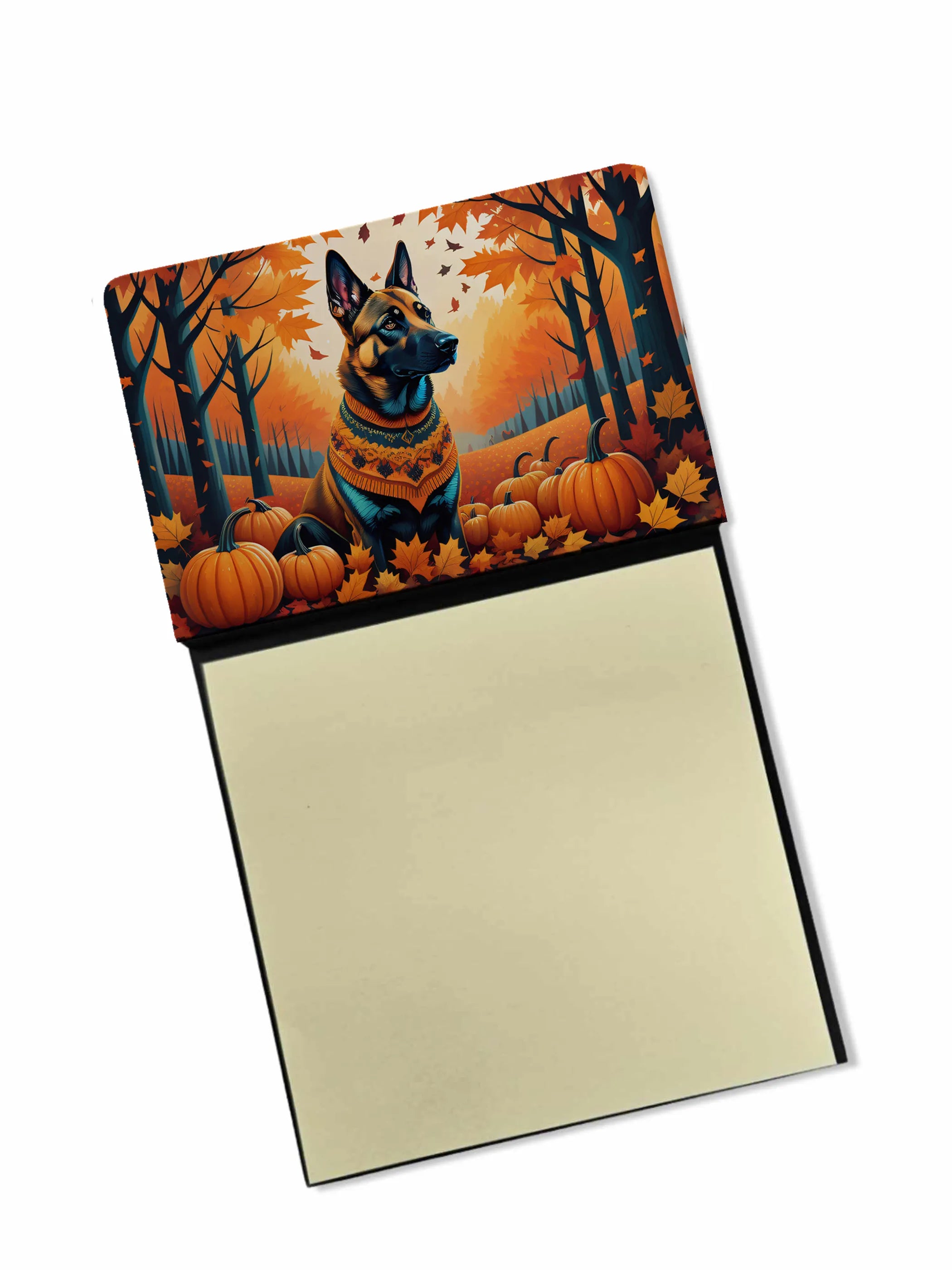 Autumn Leaves Sticky Note Holder - Pack Of: 1 | Collection name: Autumn leaves