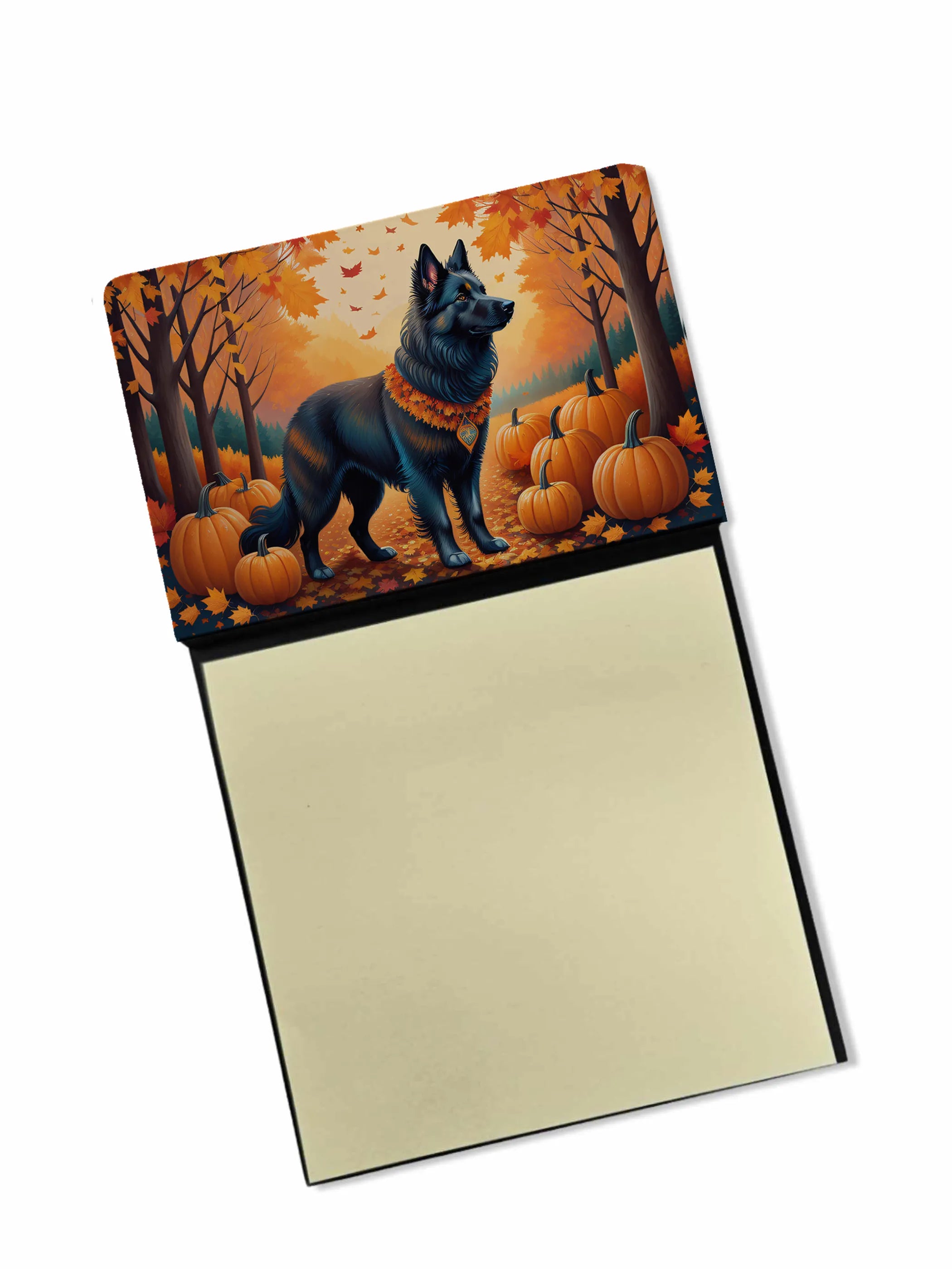 Autumn Leaves Sticky Note Holder - Pack Of: 1 | Collection name: Autumn leaves