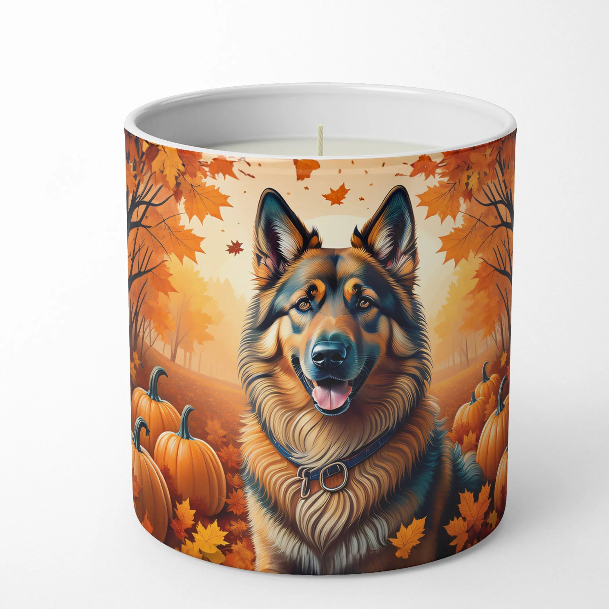 Autumn Leaves Decorative Soy Candle - Size: 10 OZ | Pack Of: 1 | Collection name: Autumn leaves