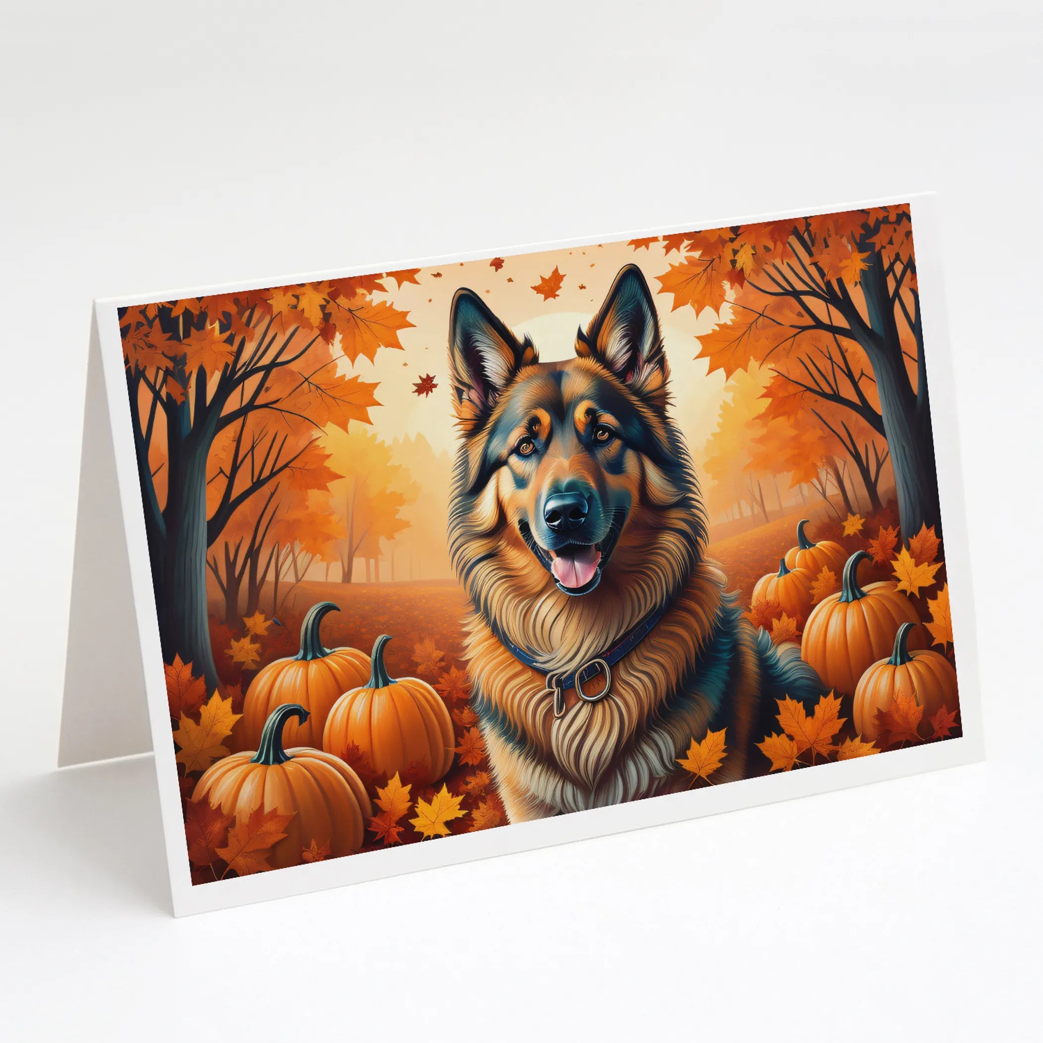 Autumn Leaves Greeting Cards  - Size: 5X7 | Pack Of: 8 | Collection name: Autumn leaves