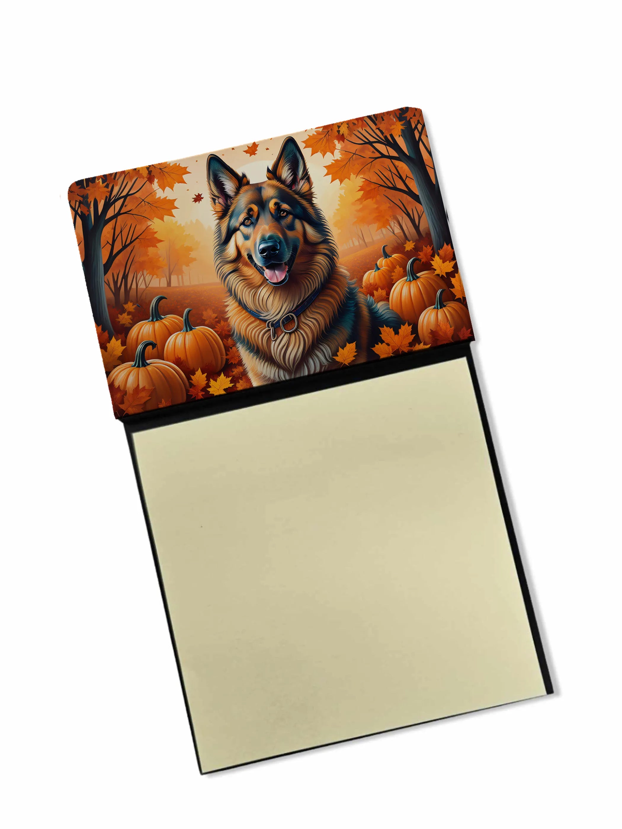 Autumn Leaves Sticky Note Holder - Pack Of: 1 | Collection name: Autumn leaves