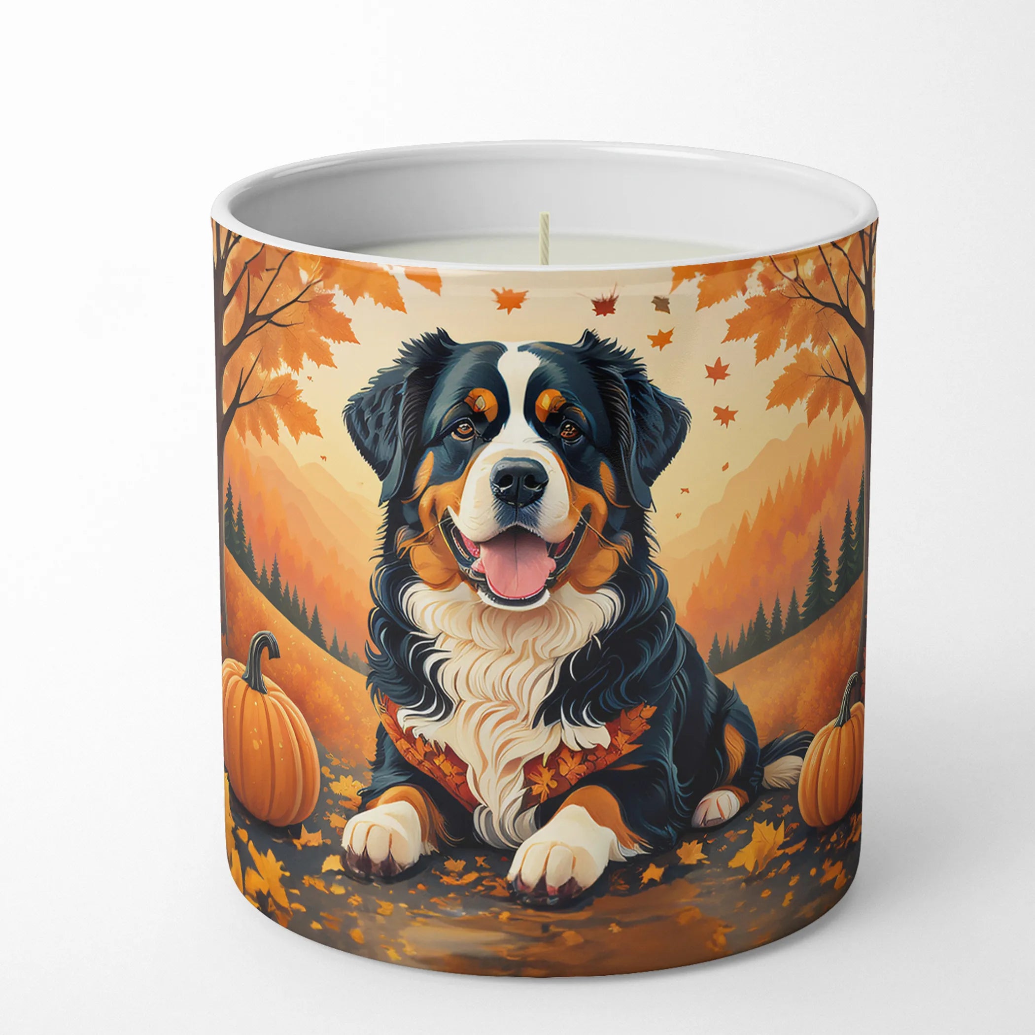Autumn Leaves Decorative Soy Candle - Size: 10 OZ | Pack Of: 1 | Collection name: Autumn leaves