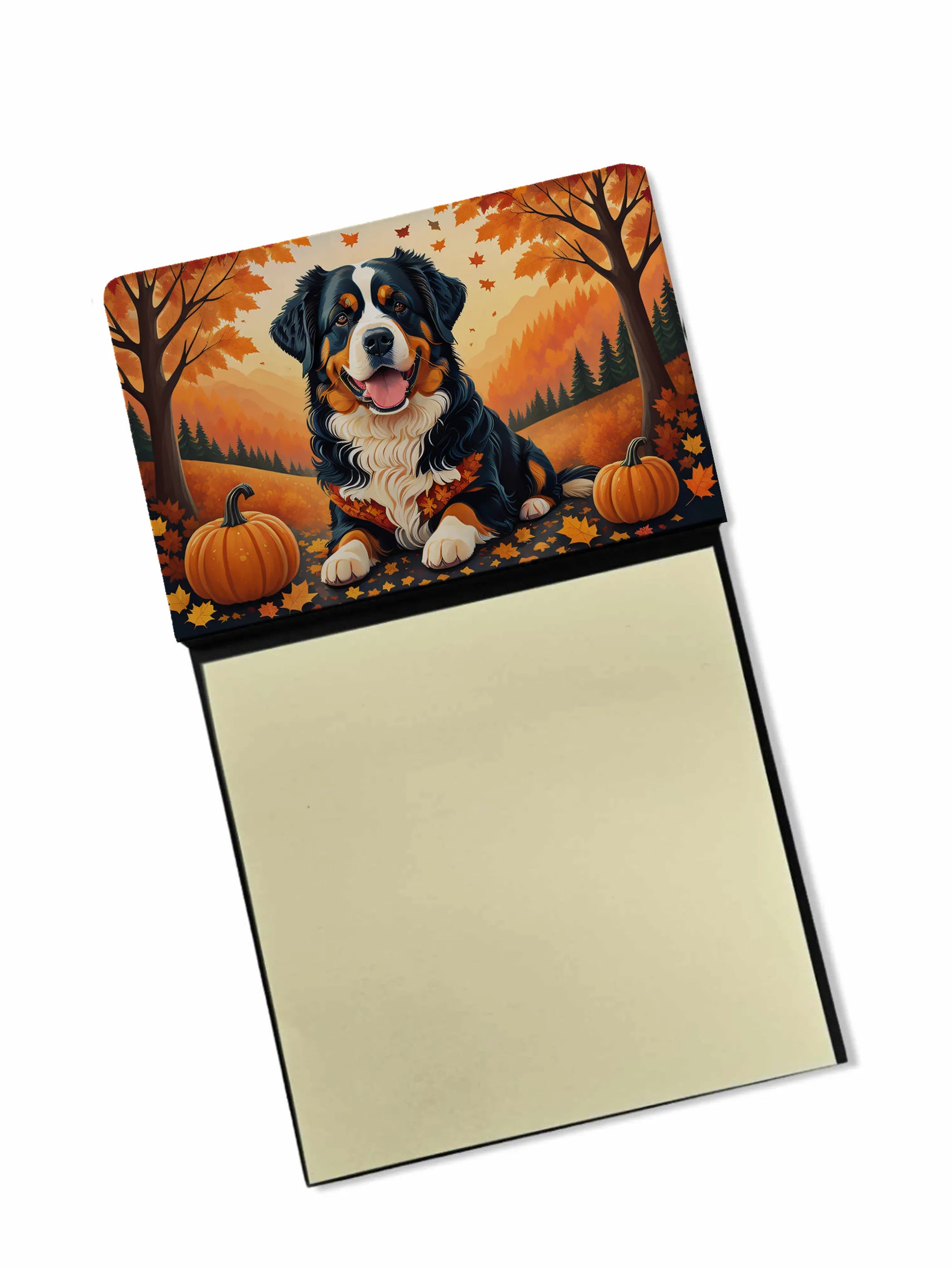 Autumn Leaves Sticky Note Holder - Pack Of: 1 | Collection name: Autumn leaves