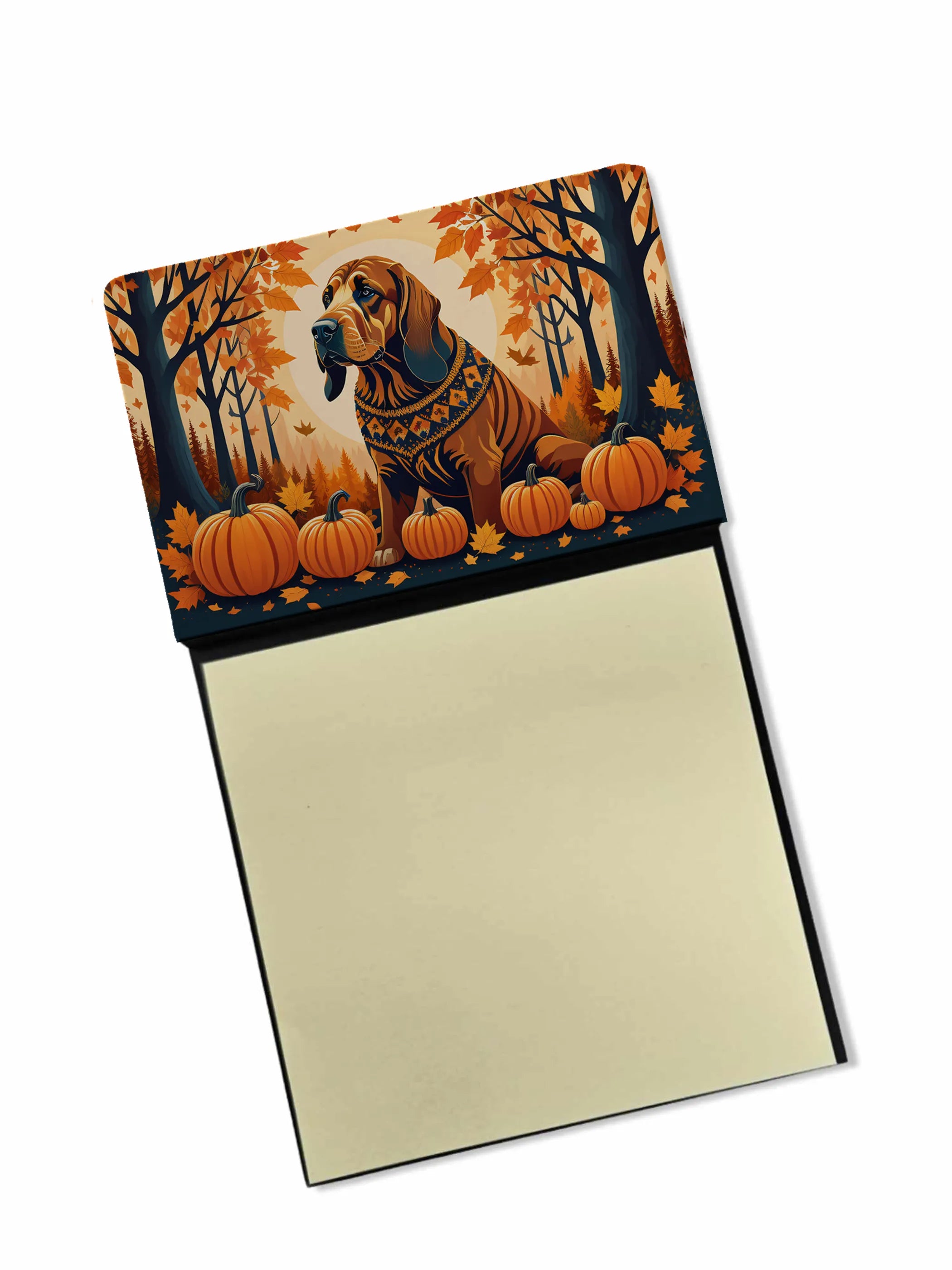 Autumn Leaves Sticky Note Holder - Pack Of: 1 | Collection name: Autumn leaves