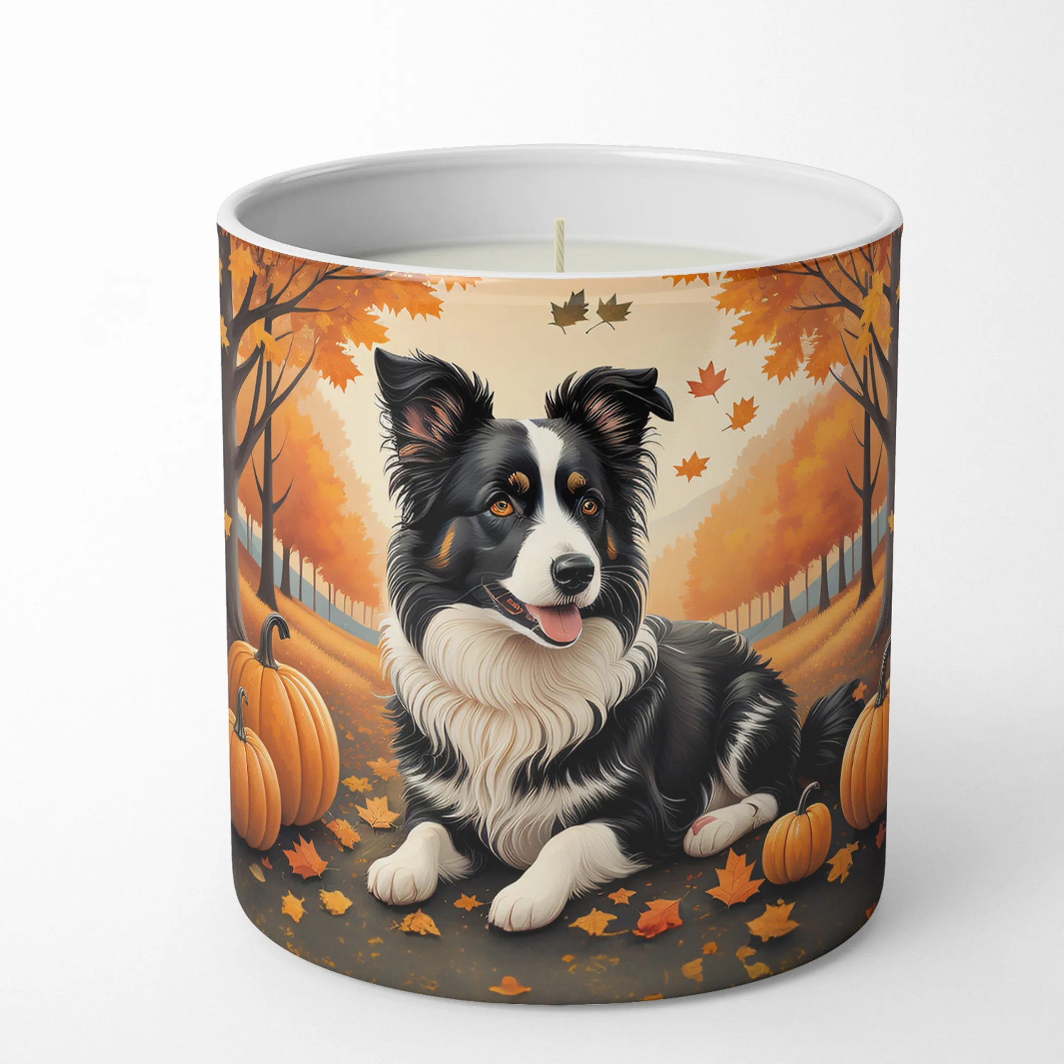 Autumn Leaves Decorative Soy Candle - Size: 10 OZ | Pack Of: 1 | Collection name: Autumn leaves
