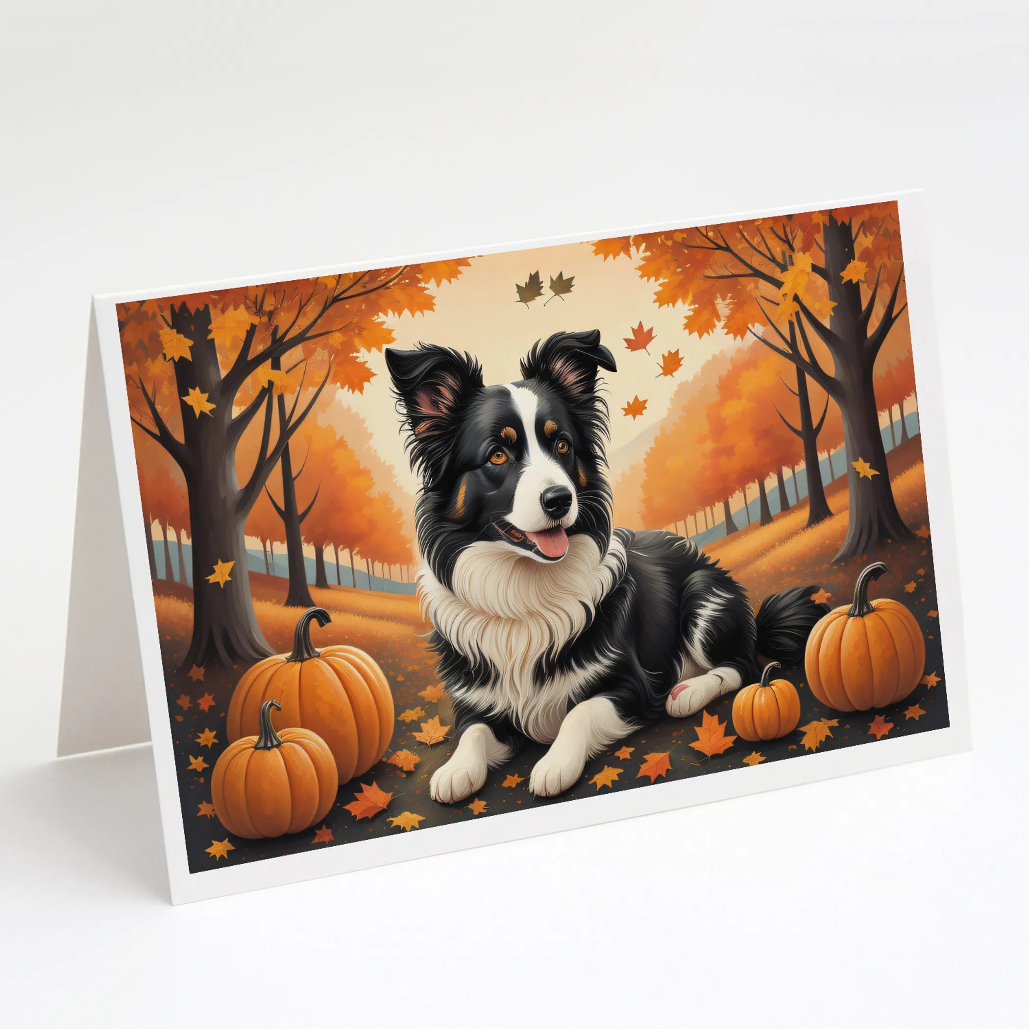 Autumn Leaves Greeting Cards  - Size: 5X7 | Pack Of: 8 | Collection name: Autumn leaves
