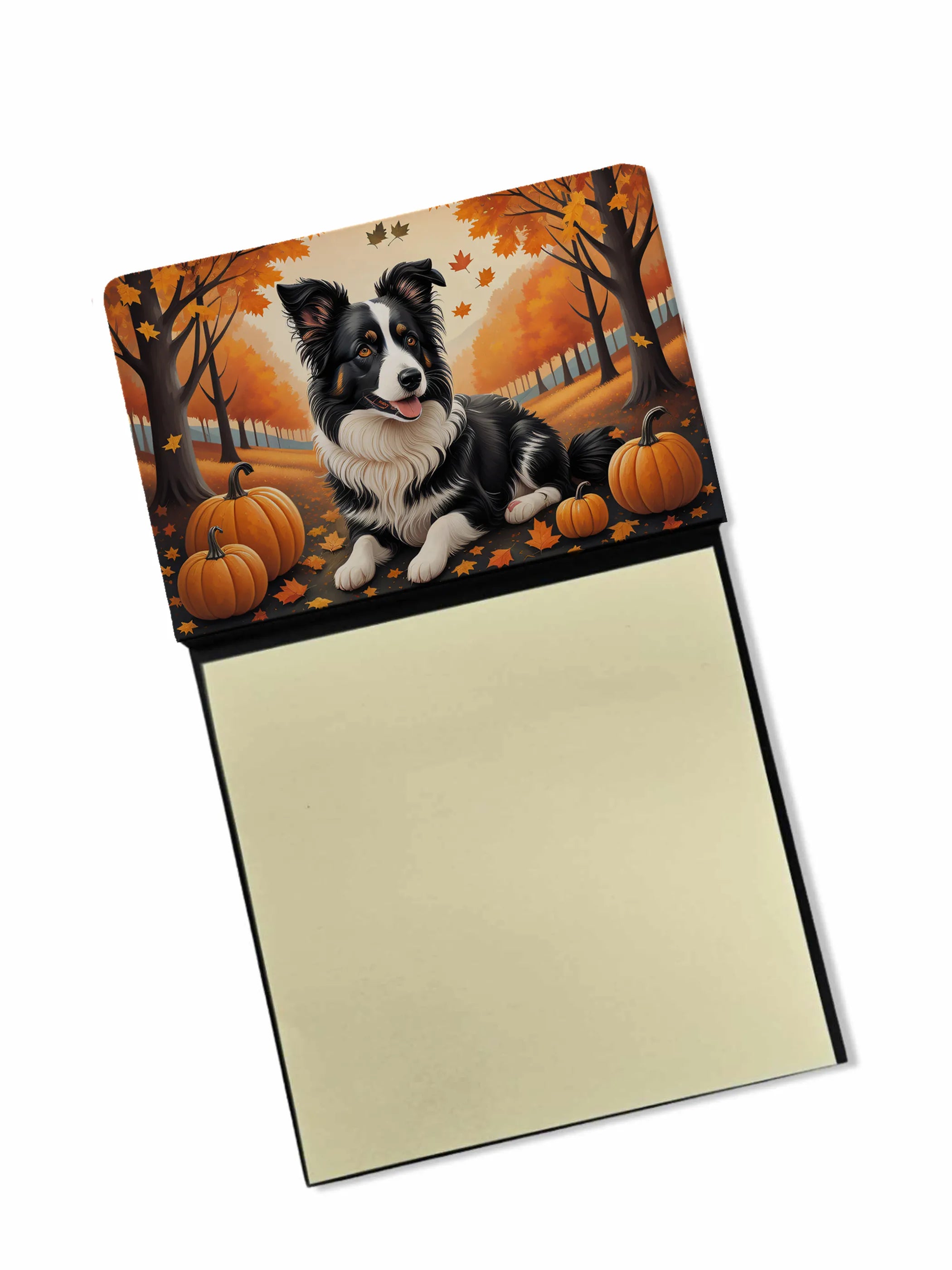 Autumn Leaves Sticky Note Holder - Pack Of: 1 | Collection name: Autumn leaves