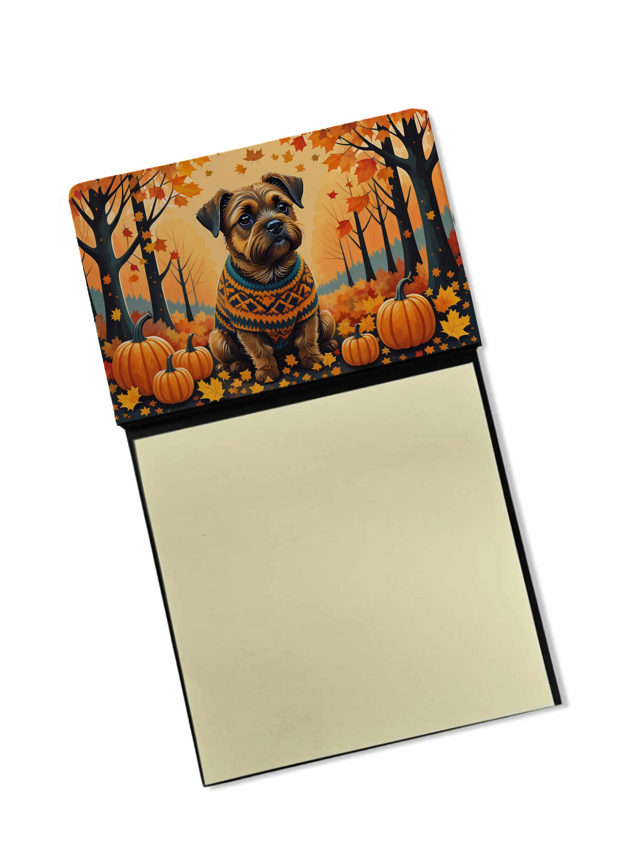 Autumn Leaves Sticky Note Holder - Pack Of: 1 | Collection name: Autumn leaves
