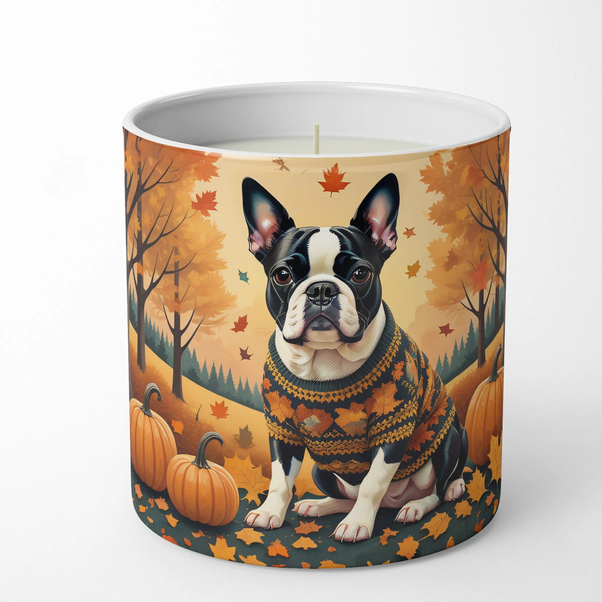 Autumn Leaves Decorative Soy Candle - Size: 10 OZ | Pack Of: 1 | Collection name: Autumn leaves