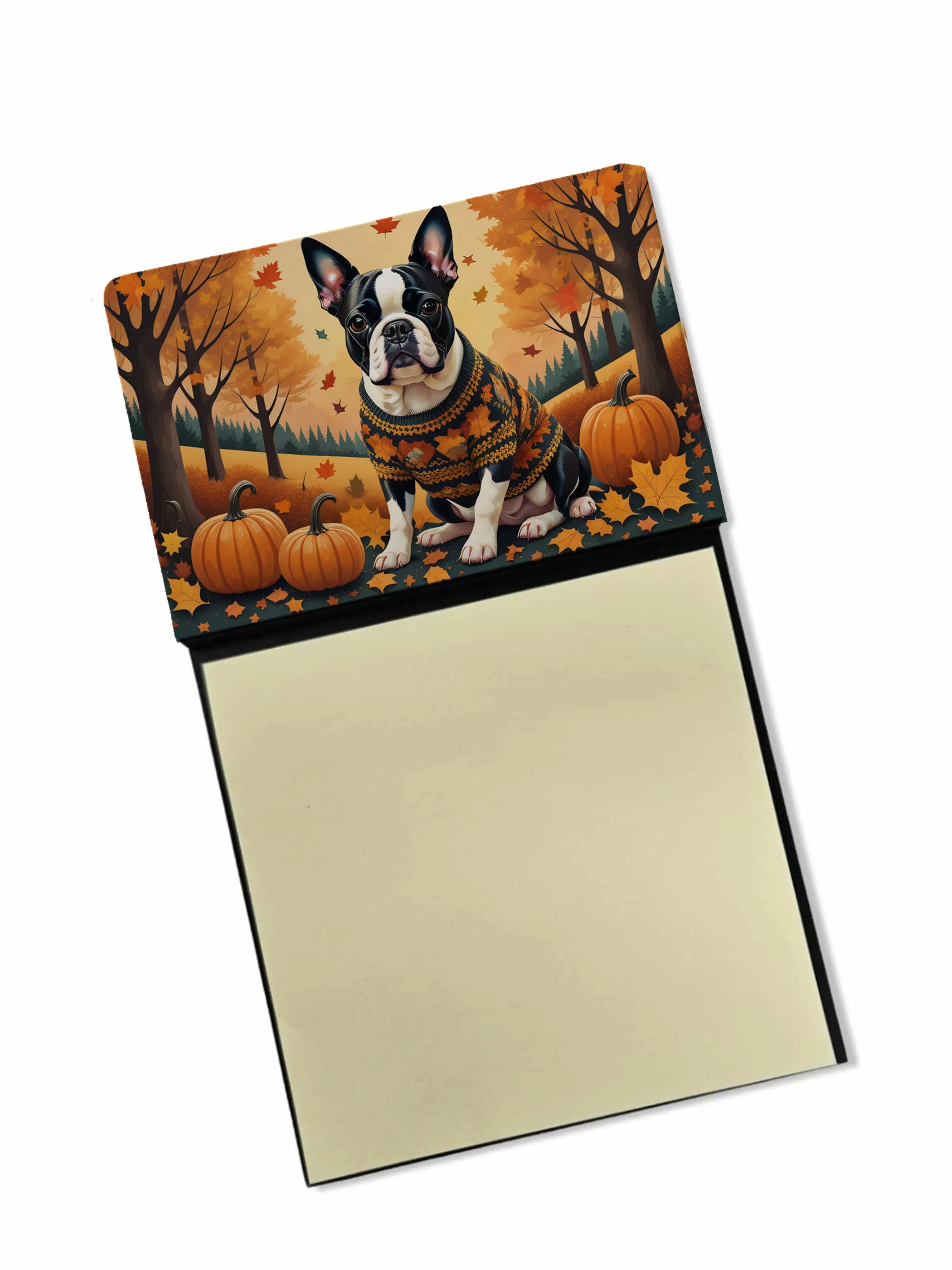 Autumn Leaves Sticky Note Holder - Pack Of: 1 | Collection name: Autumn leaves