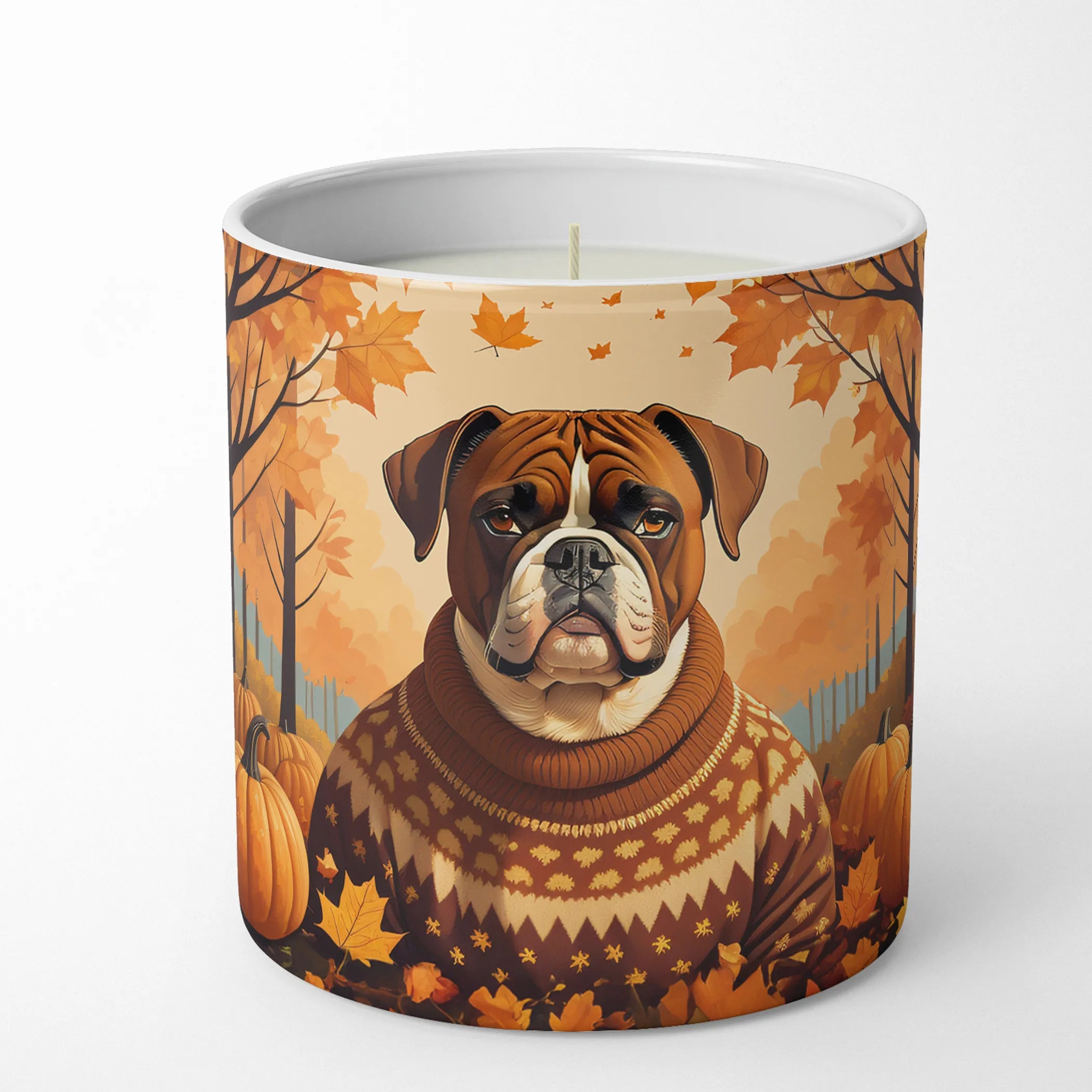 Autumn Leaves Decorative Soy Candle - Size: 10 OZ | Pack Of: 1 | Collection name: Autumn leaves