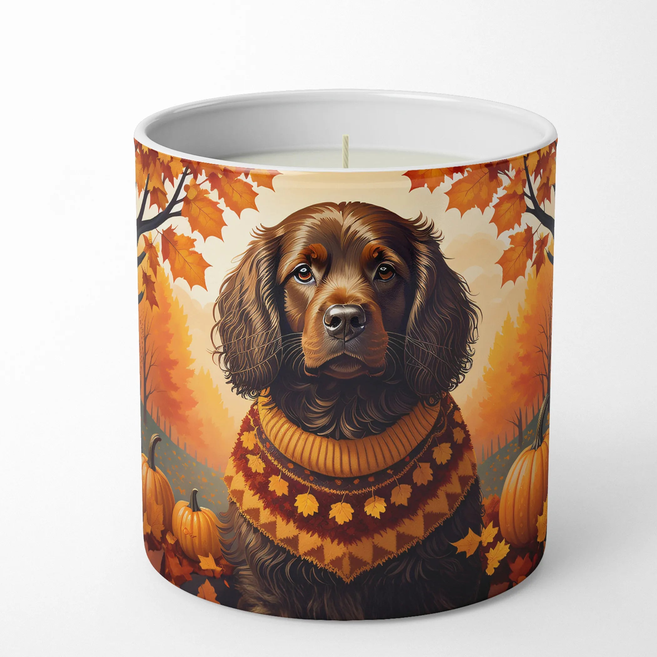 Autumn Leaves Decorative Soy Candle - Size: 10 OZ | Pack Of: 1 | Collection name: Autumn leaves