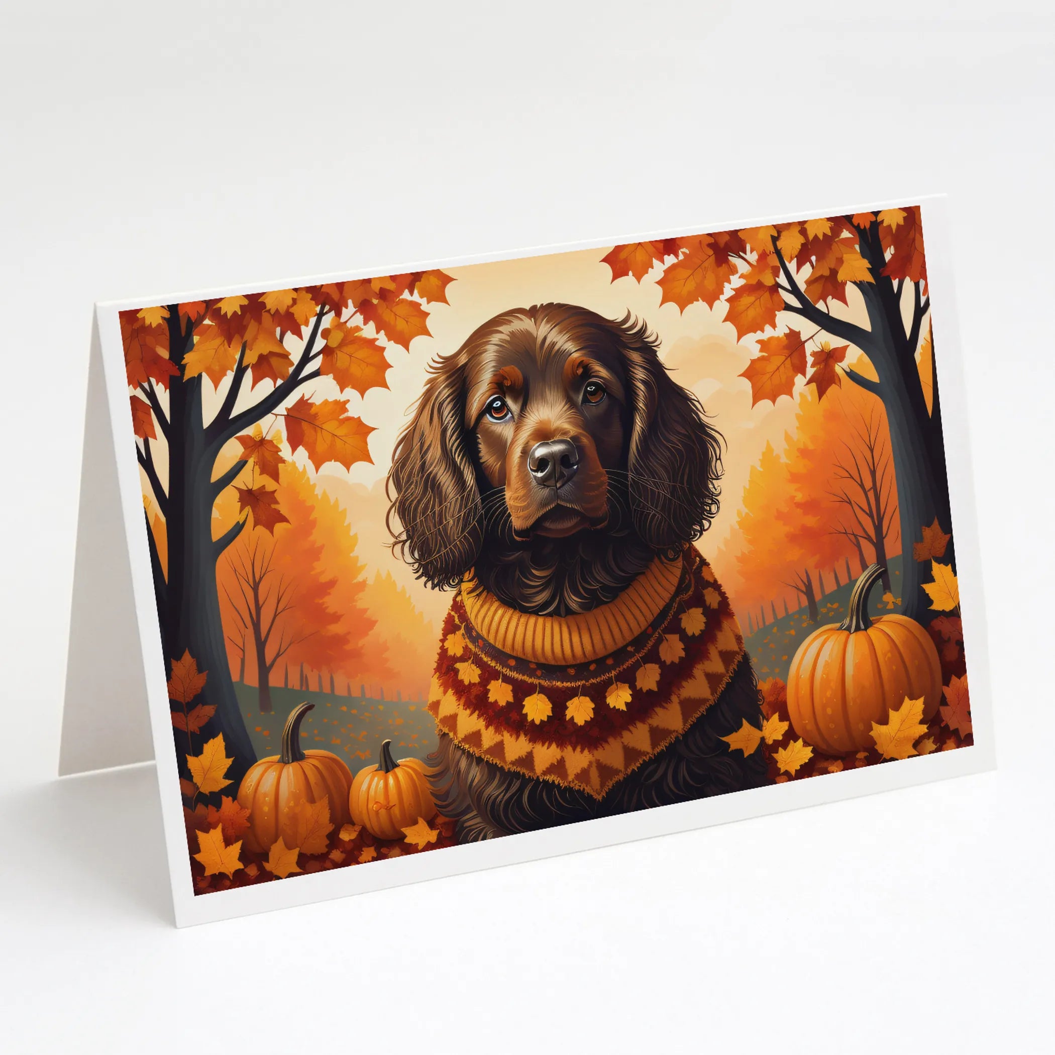 Autumn Leaves Greeting Cards  - Size: 5X7 | Pack Of: 8 | Collection name: Autumn leaves